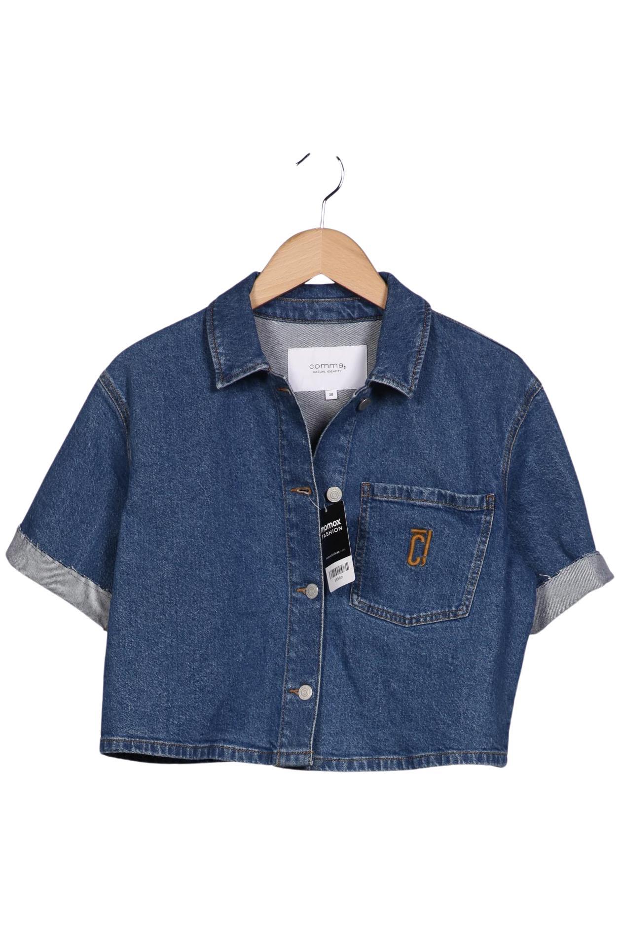 

Comma Damen Jacke, blau, Gr. 38