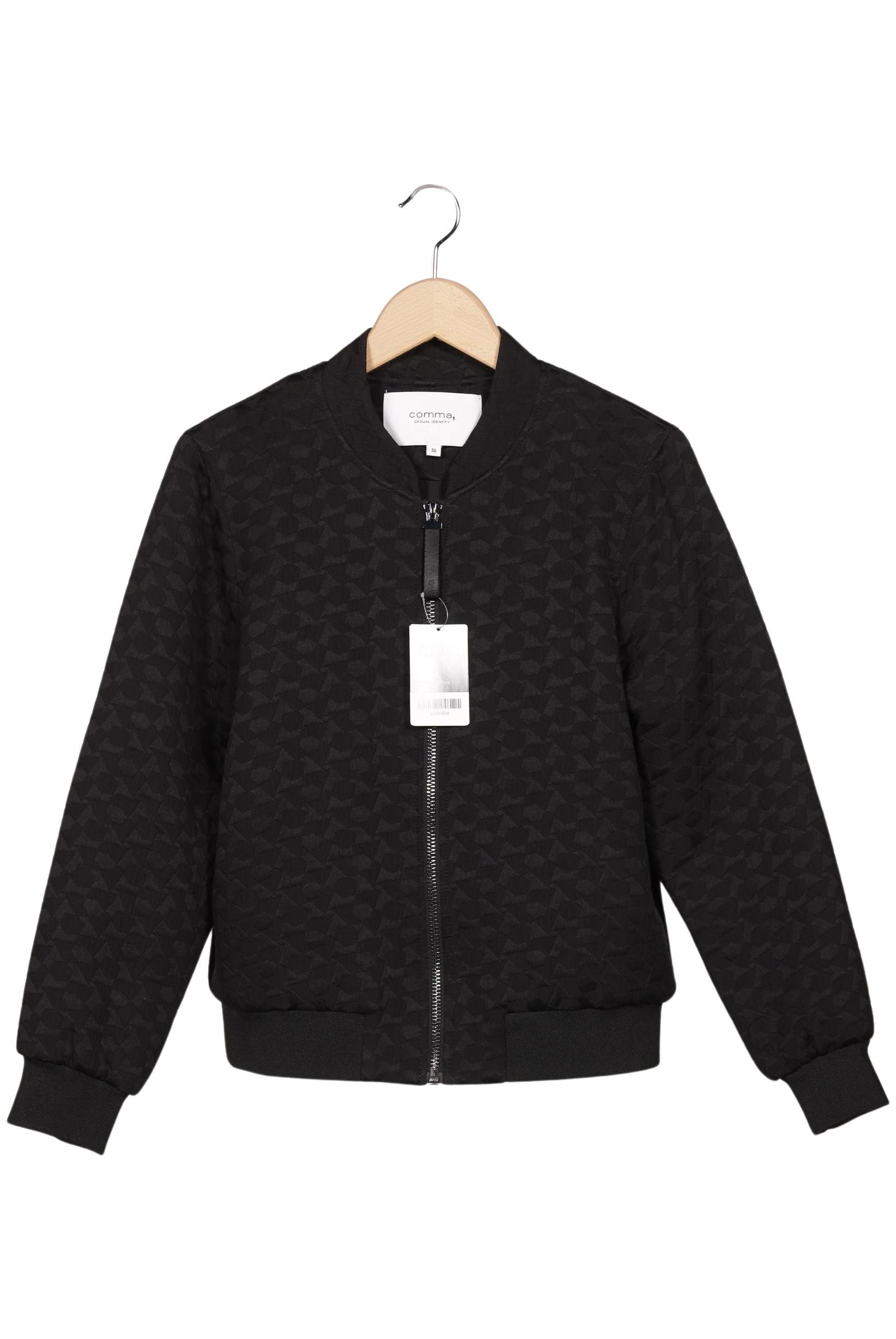 

Comma Damen Jacke, schwarz, Gr. 36