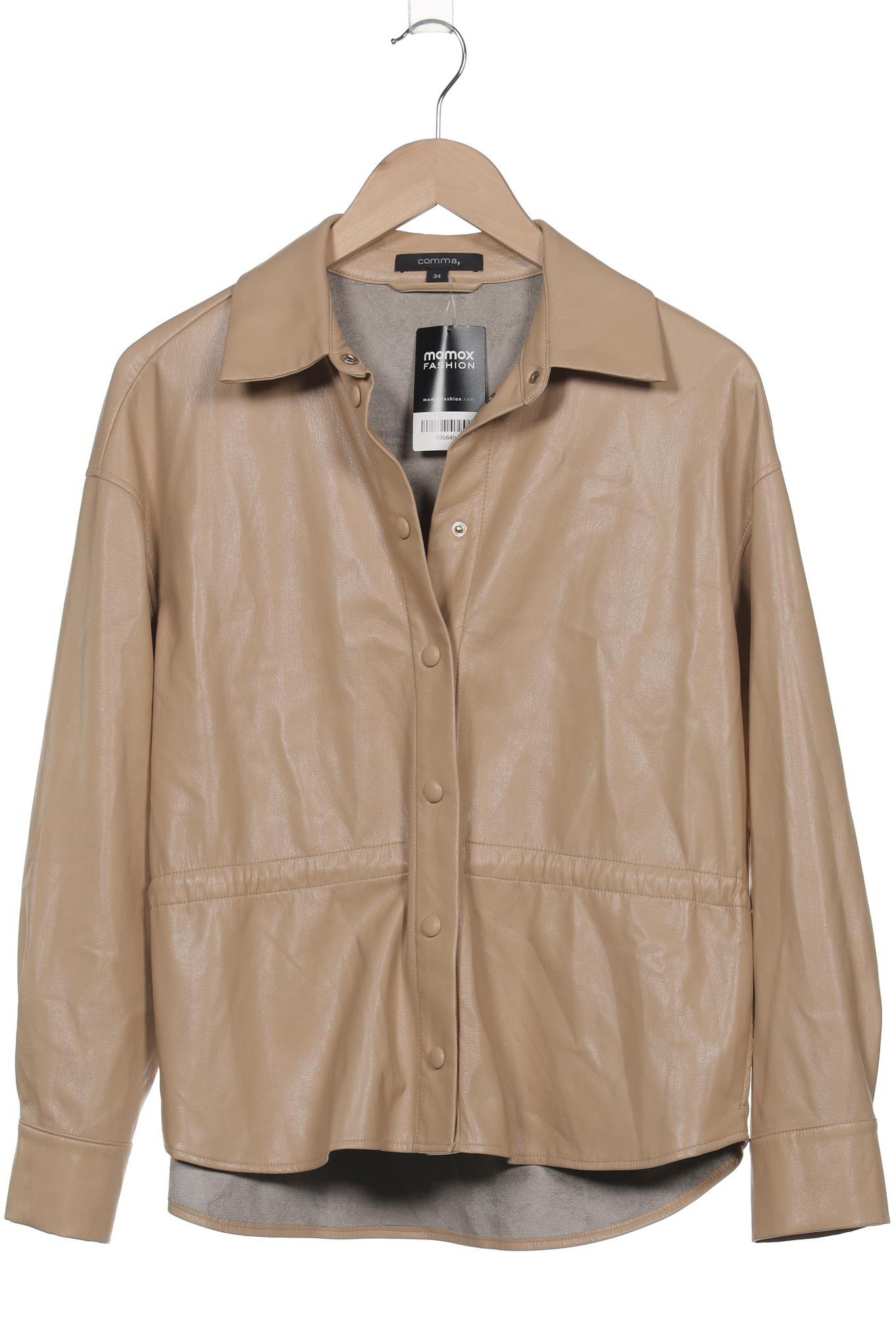 

Comma Damen Jacke, beige, Gr. 34