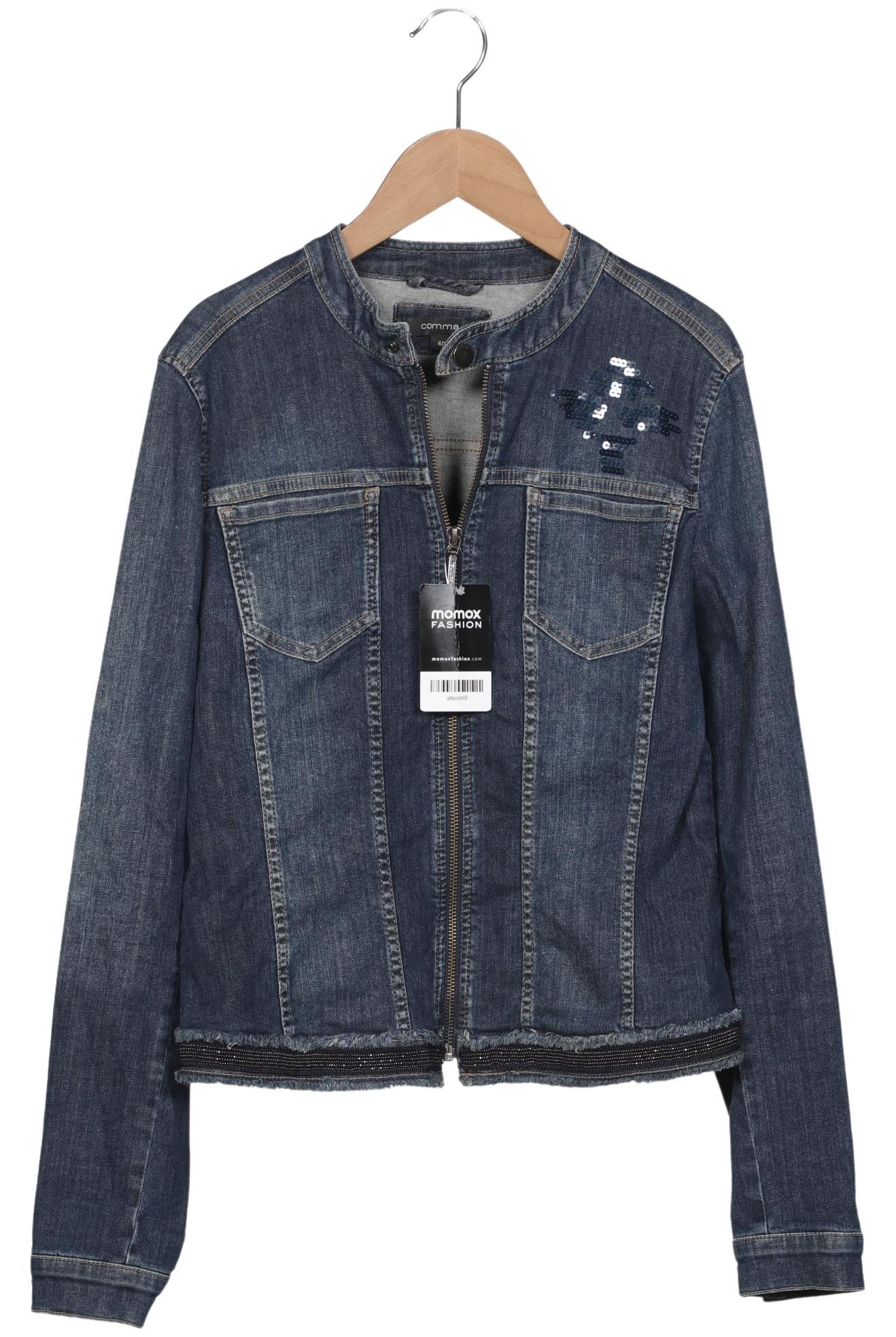 

Comma Damen Jacke, blau, Gr. 38