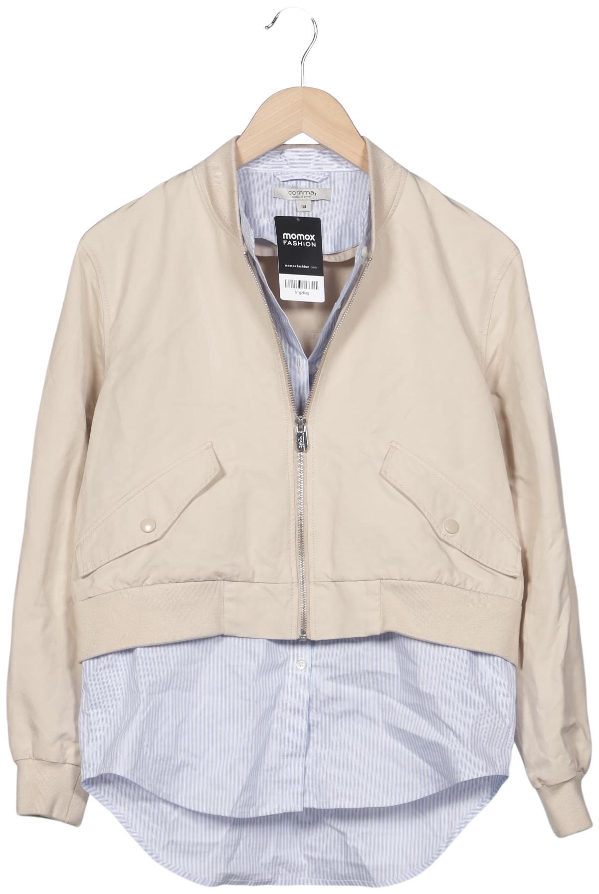 

Comma Damen Jacke, beige, Gr. 34