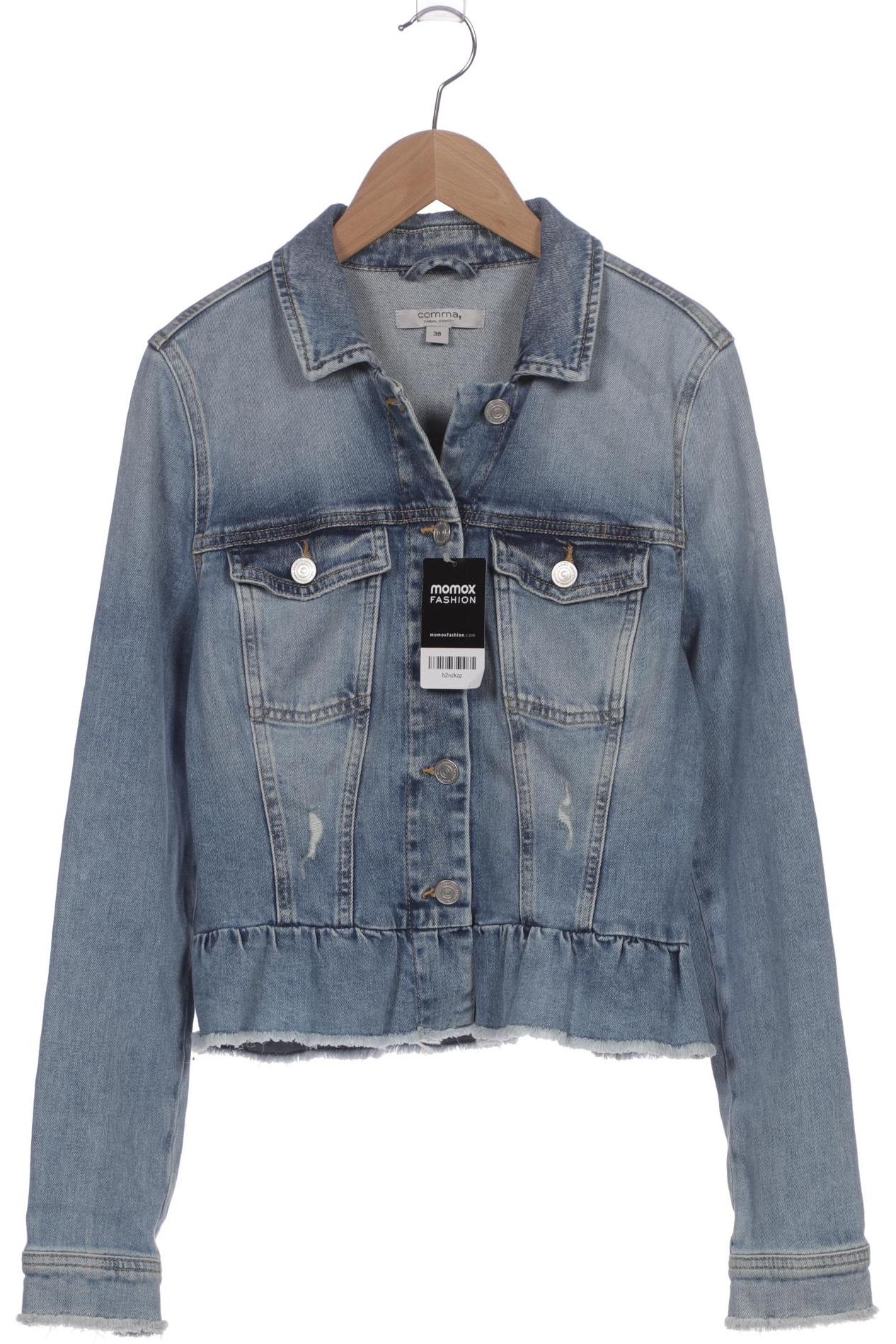 

Comma Damen Jacke, blau, Gr. 38