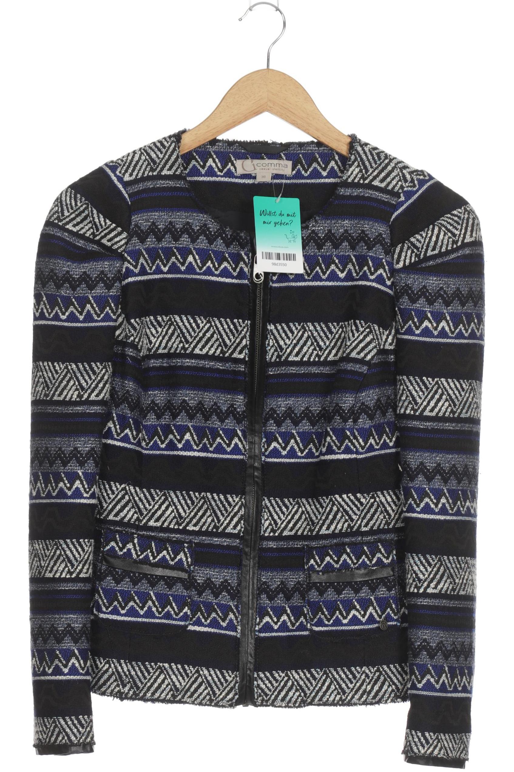 

Comma Damen Jacke, blau, Gr. 36