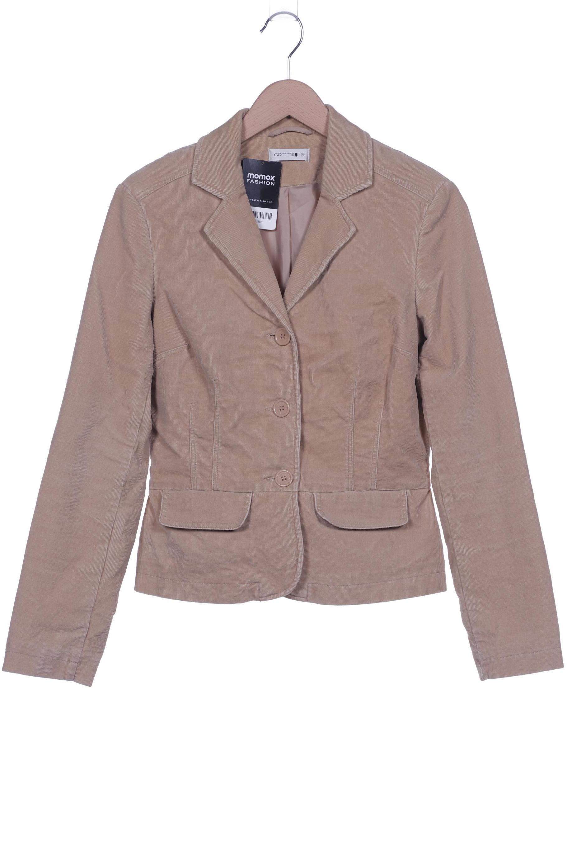 

Comma Damen Jacke, beige, Gr. 36