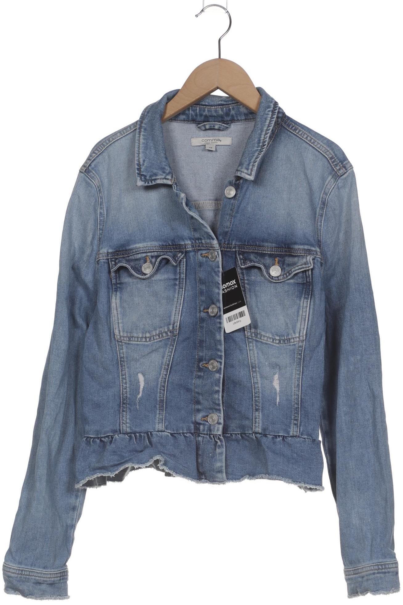 

Comma Damen Jacke, blau, Gr. 42