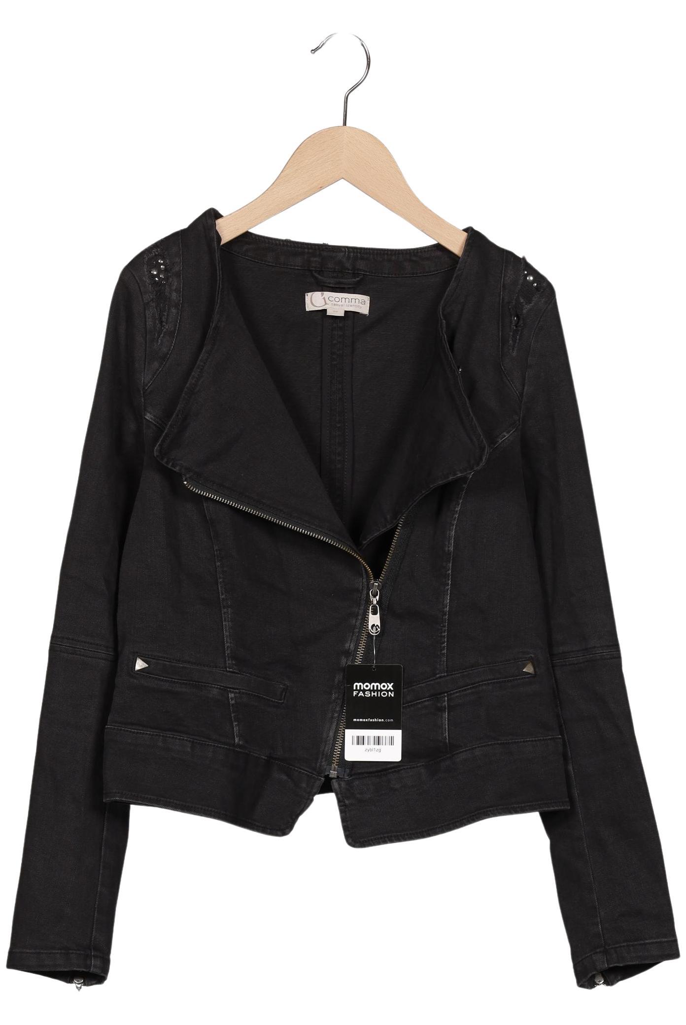 

Comma Damen Jacke, schwarz, Gr. 38