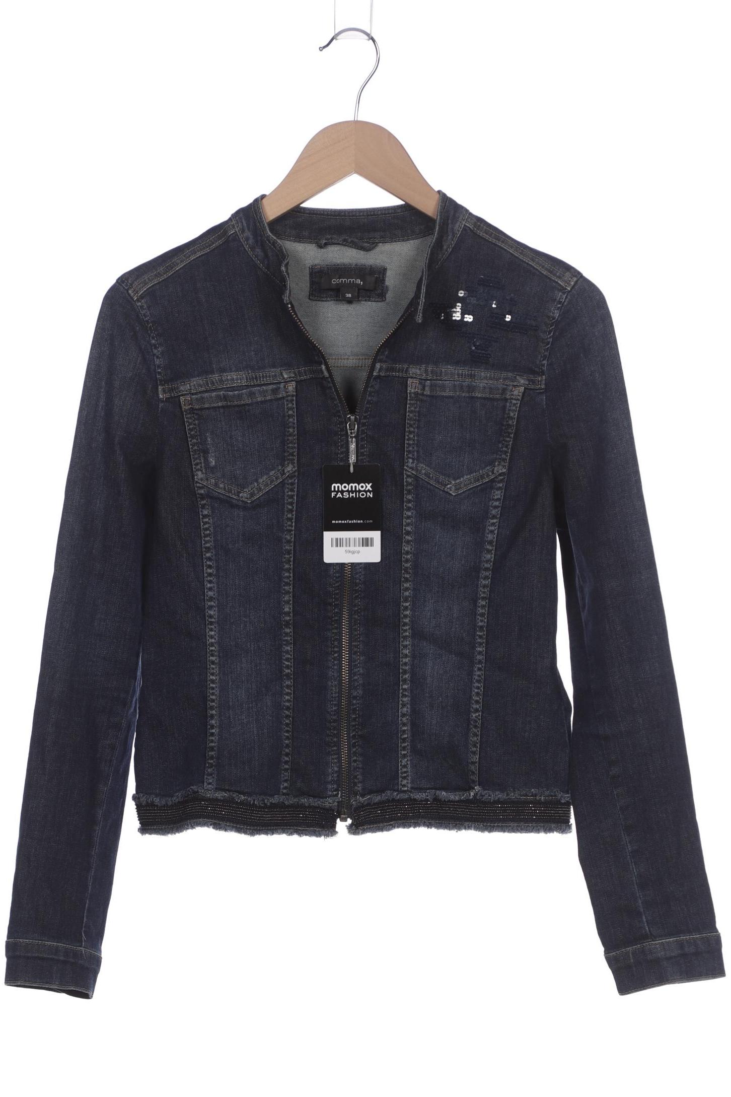 

Comma Damen Jacke, blau, Gr. 38