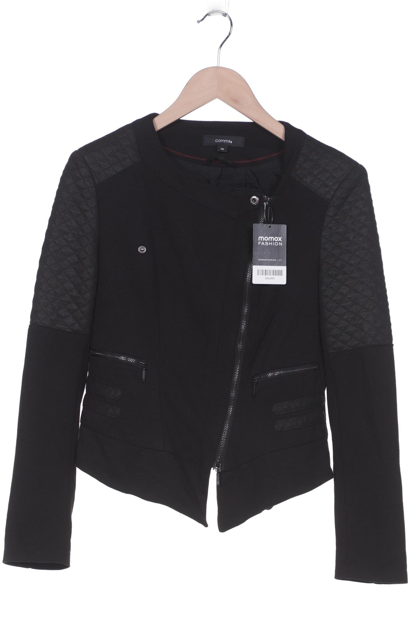 

Comma Damen Jacke, schwarz, Gr. 36