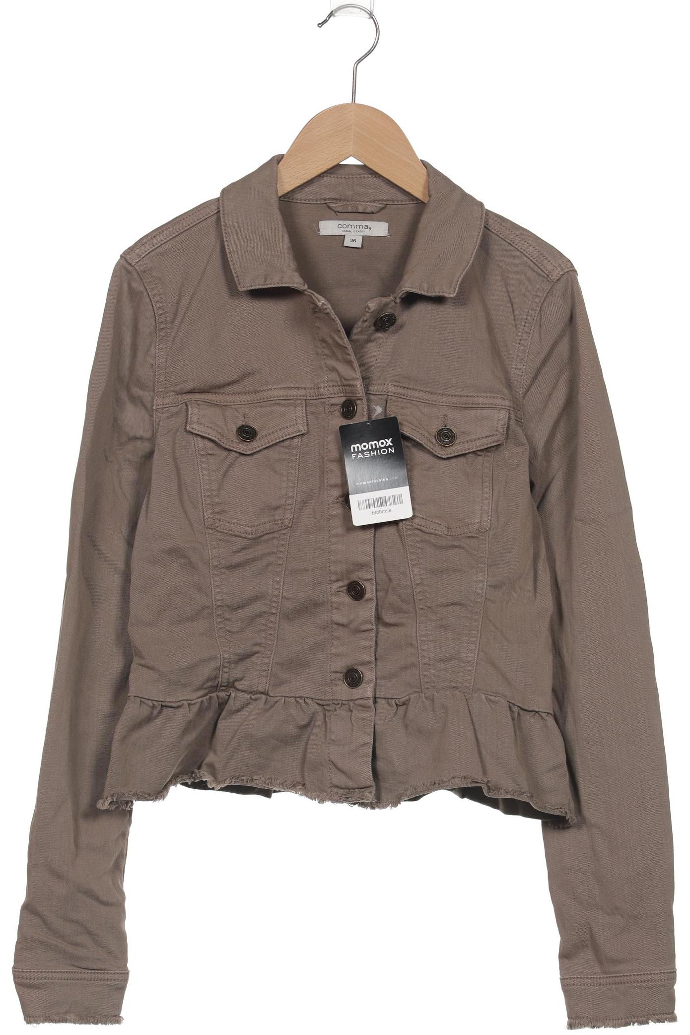 

Comma Damen Jacke, braun, Gr. 36