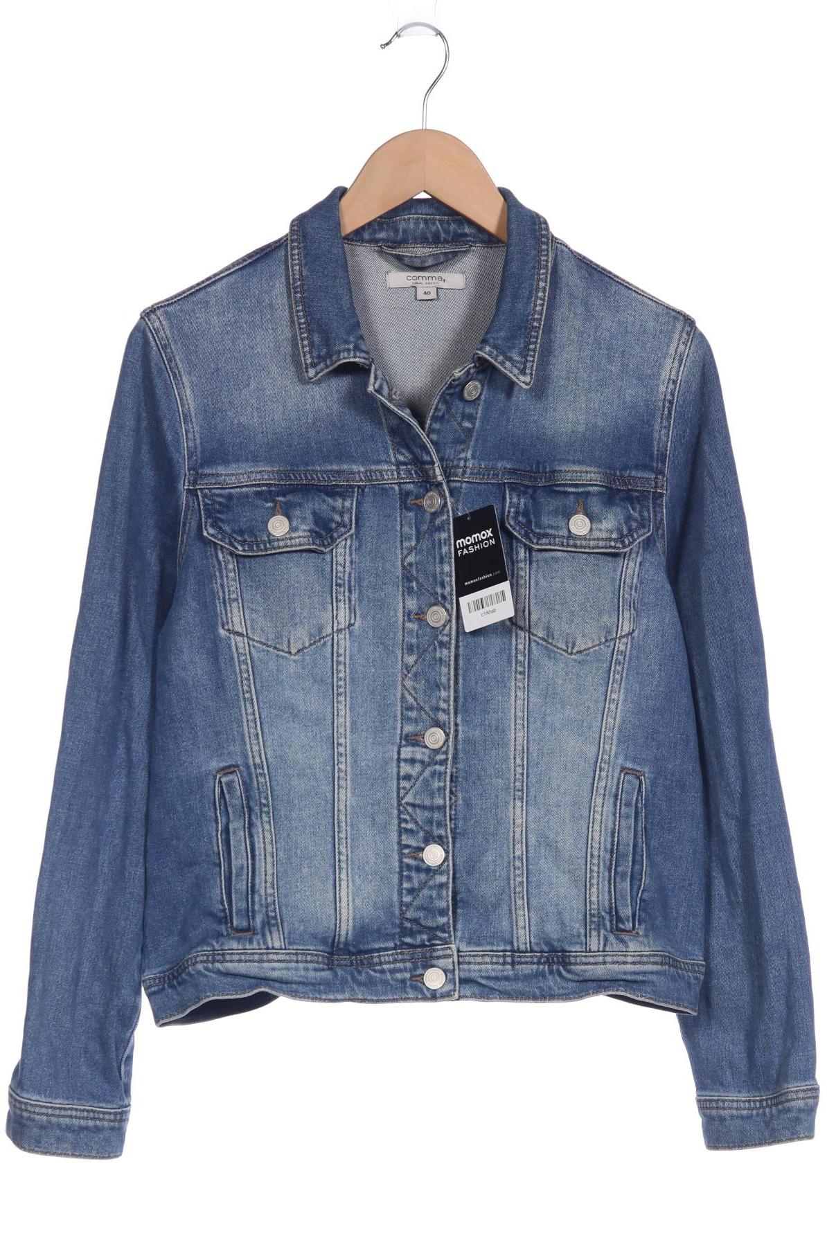 

Comma Damen Jacke, blau, Gr. 40