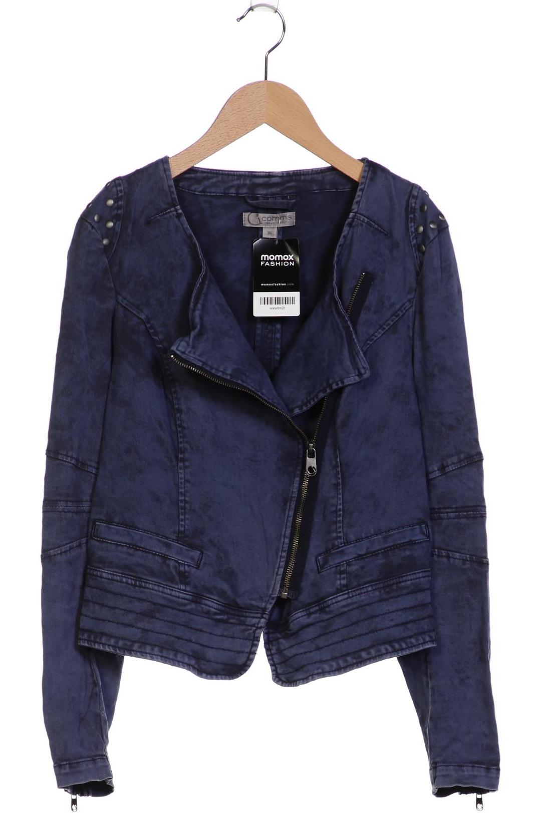 

Comma Damen Jacke, blau, Gr. 36