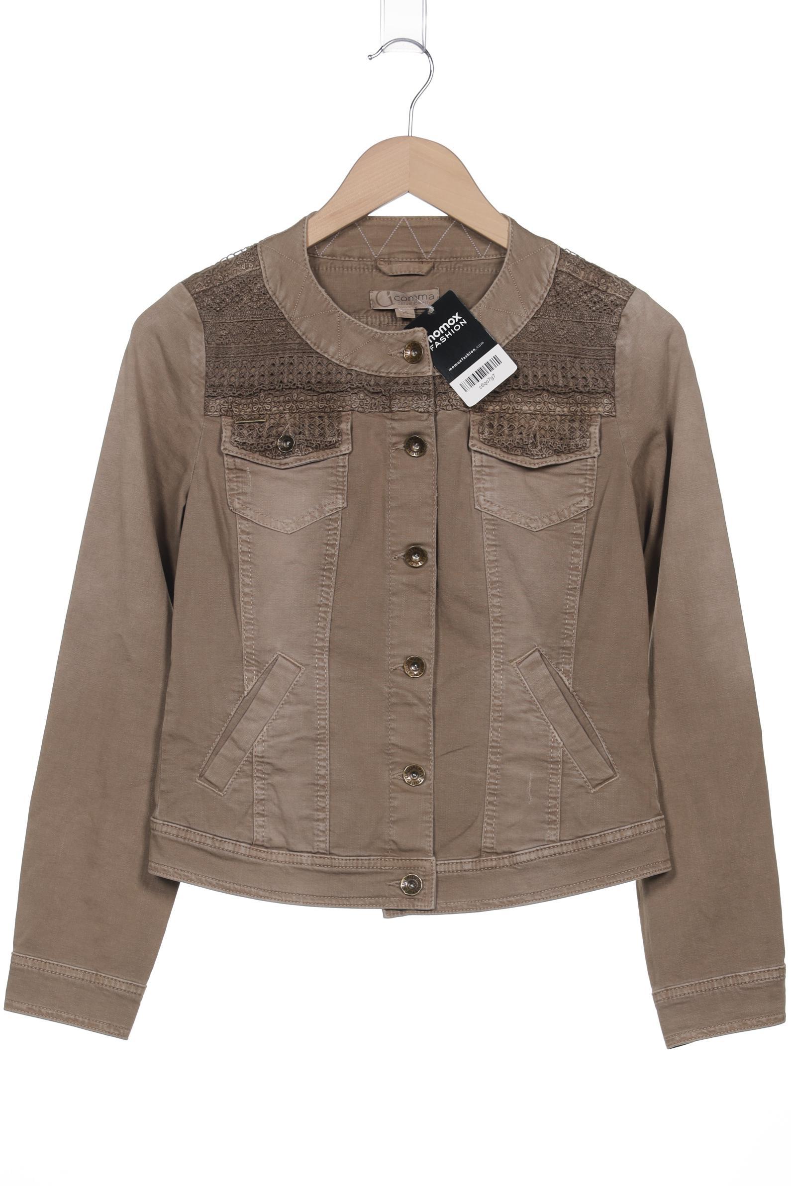 

Comma Damen Jacke, beige, Gr. 36