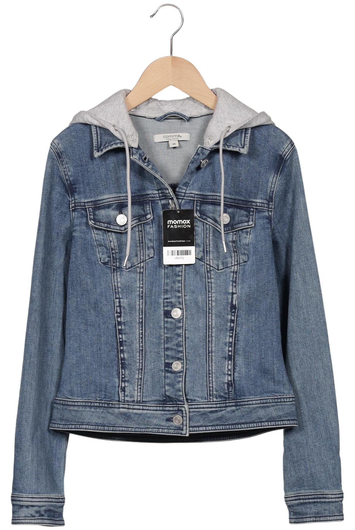 

Comma Damen Jacke, blau, Gr. 34