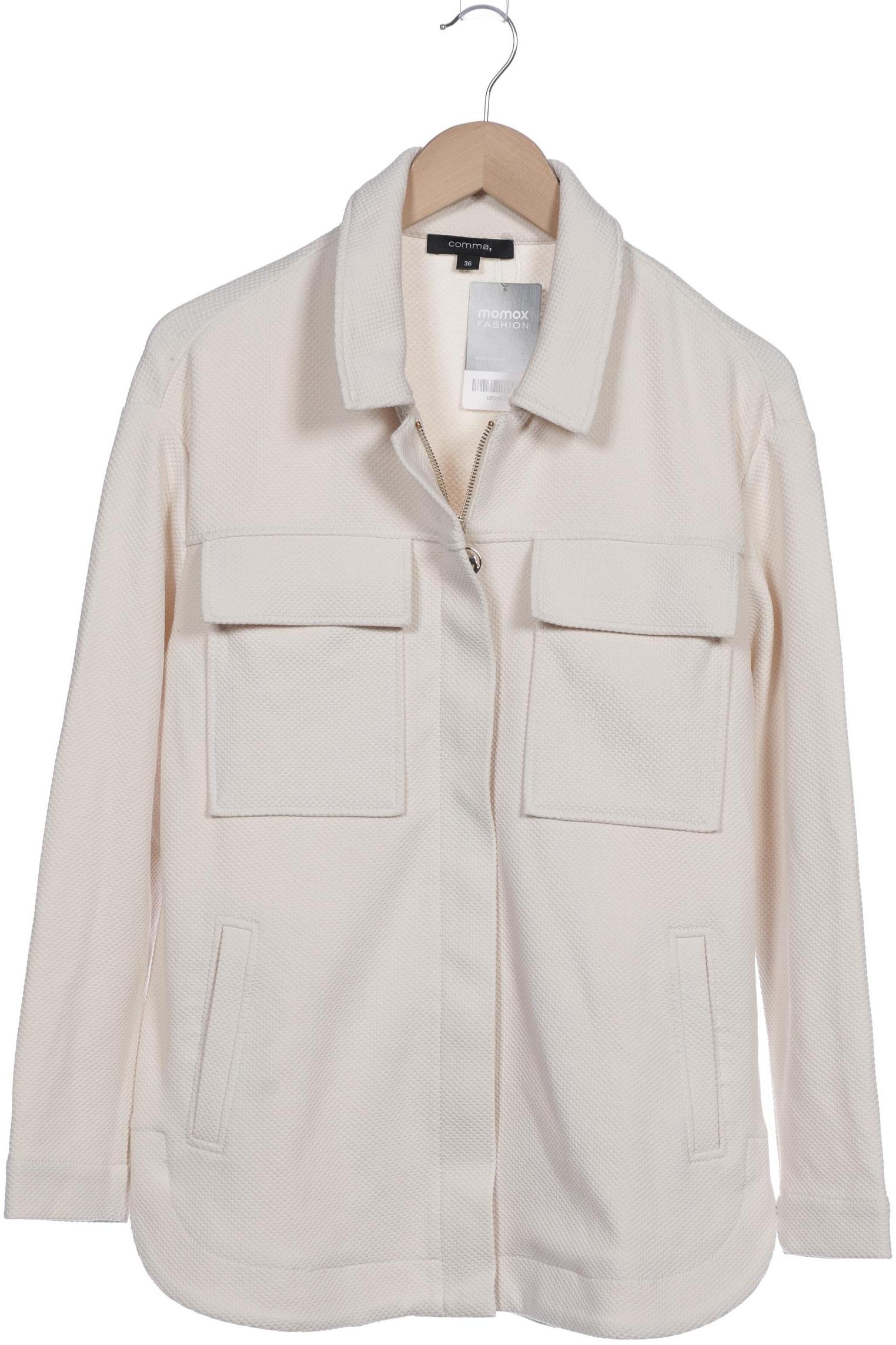 

Comma Damen Jacke, cremeweiß, Gr. 36