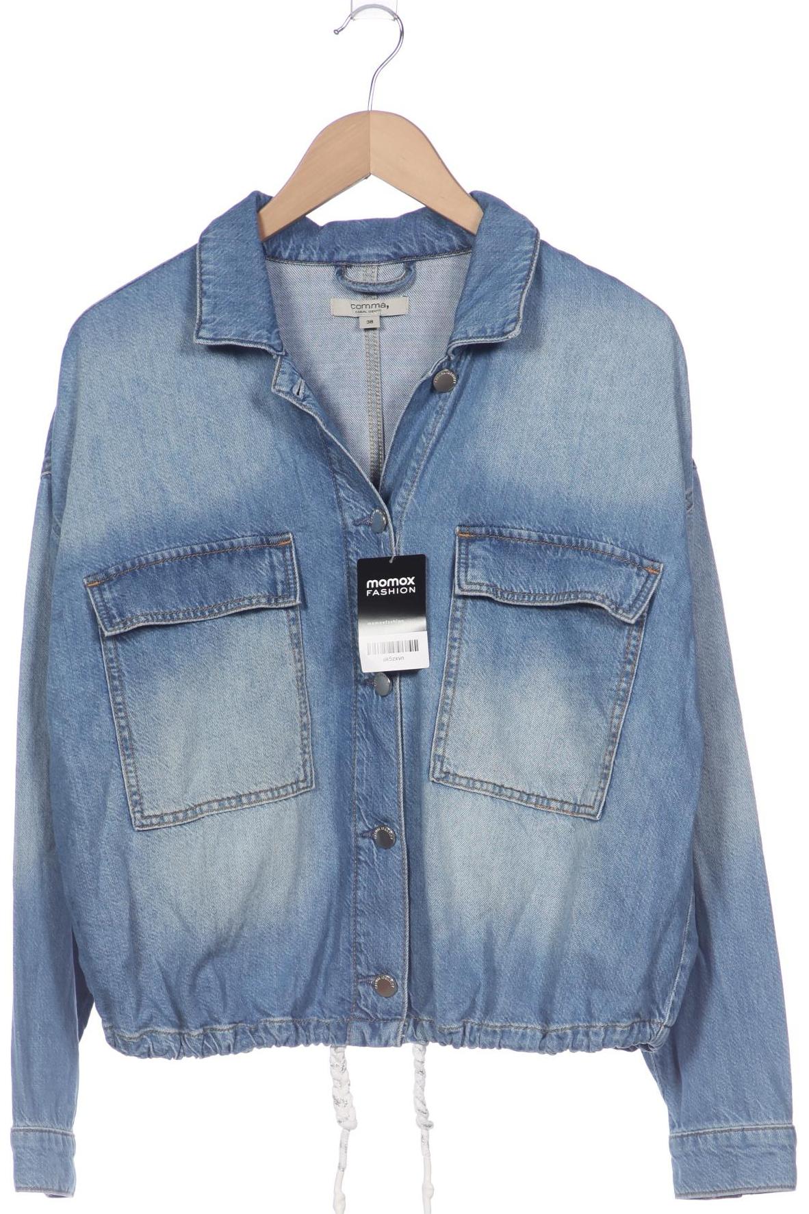 

Comma Damen Jacke, blau, Gr. 38