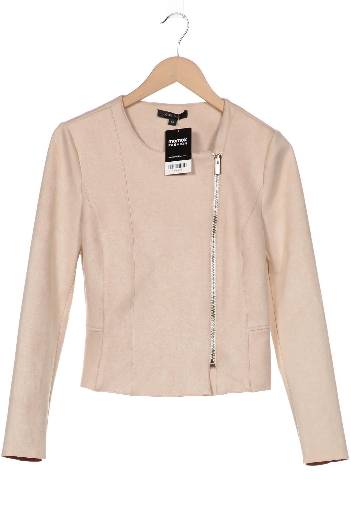 

Comma Damen Jacke, beige, Gr. 36