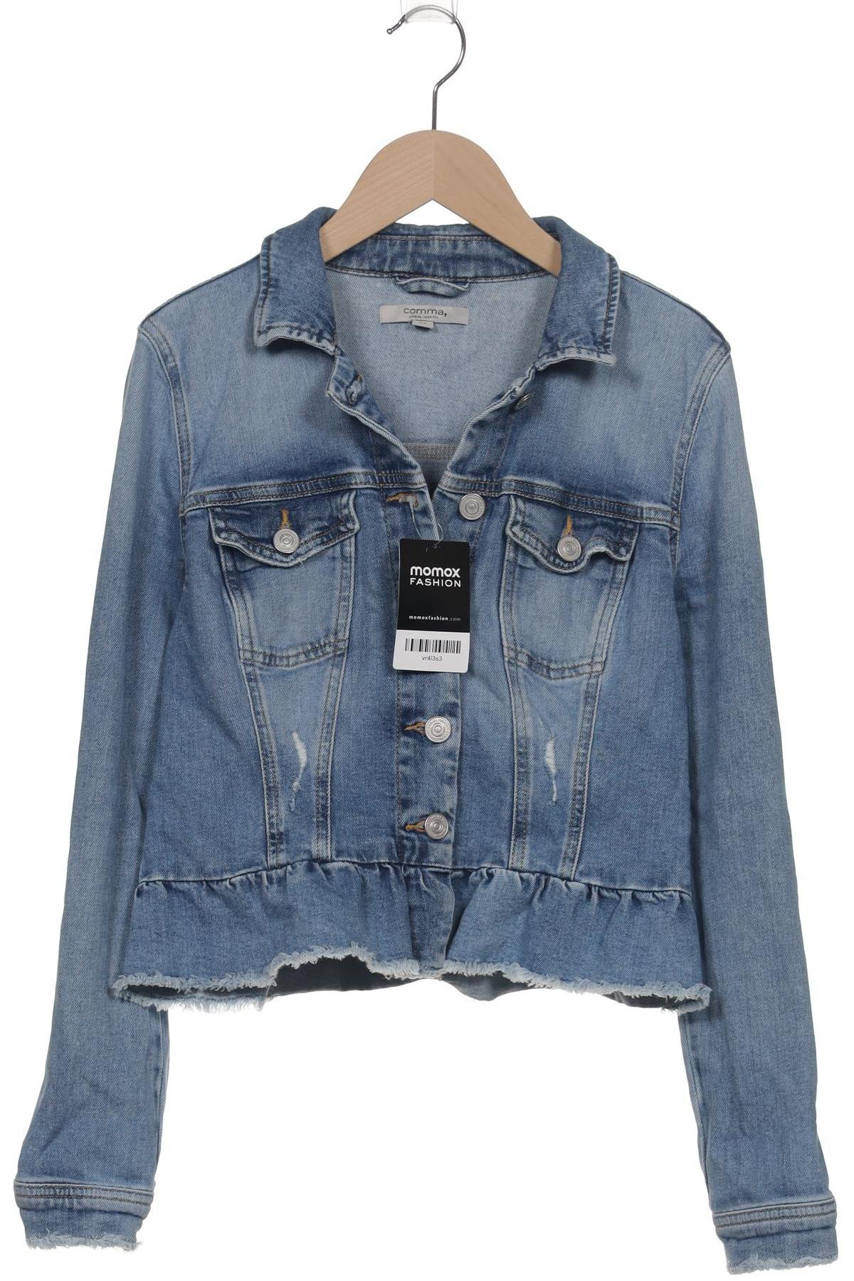 

Comma Damen Jacke, blau, Gr. 36