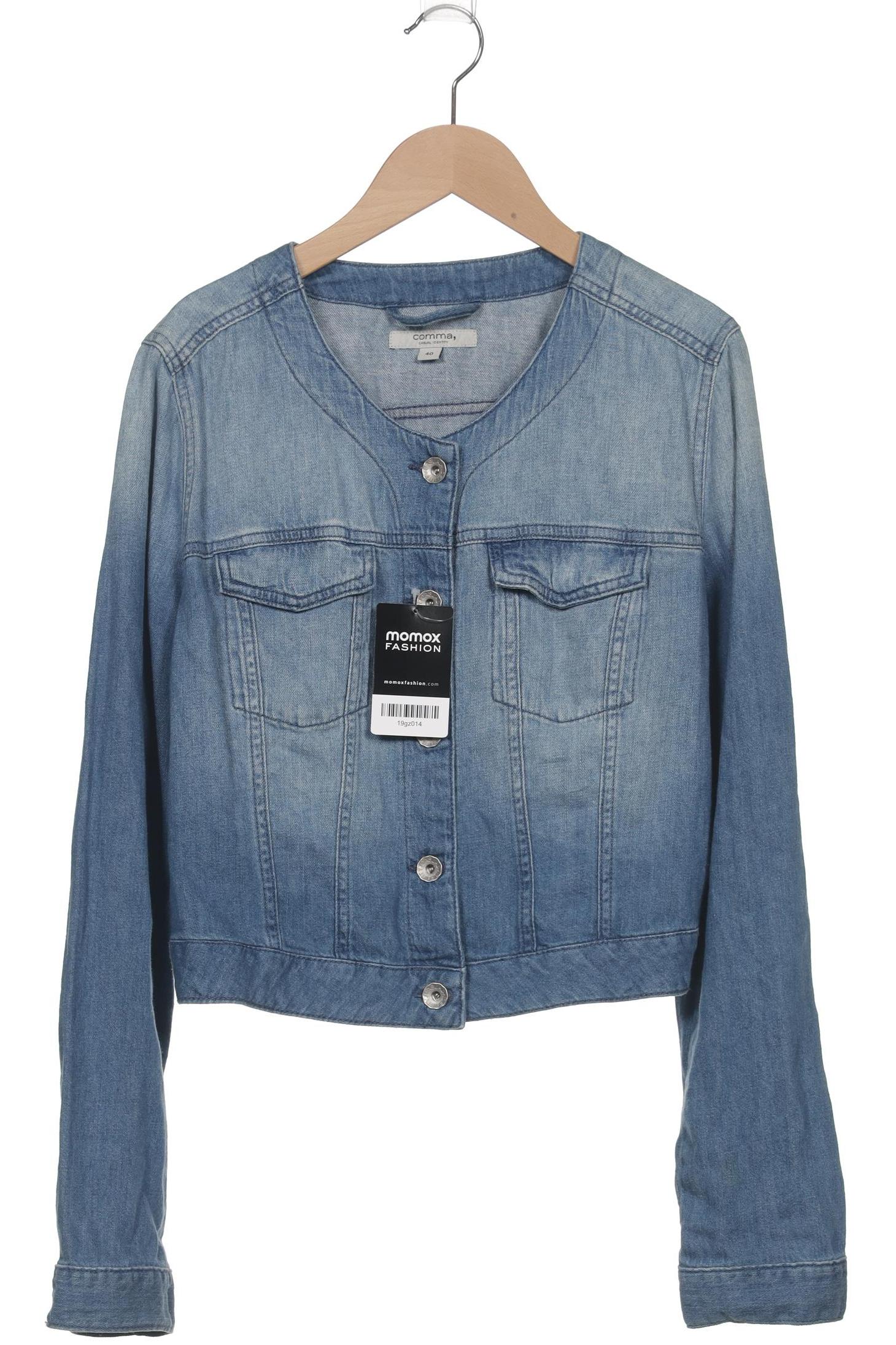 

Comma Damen Jacke, blau, Gr. 40