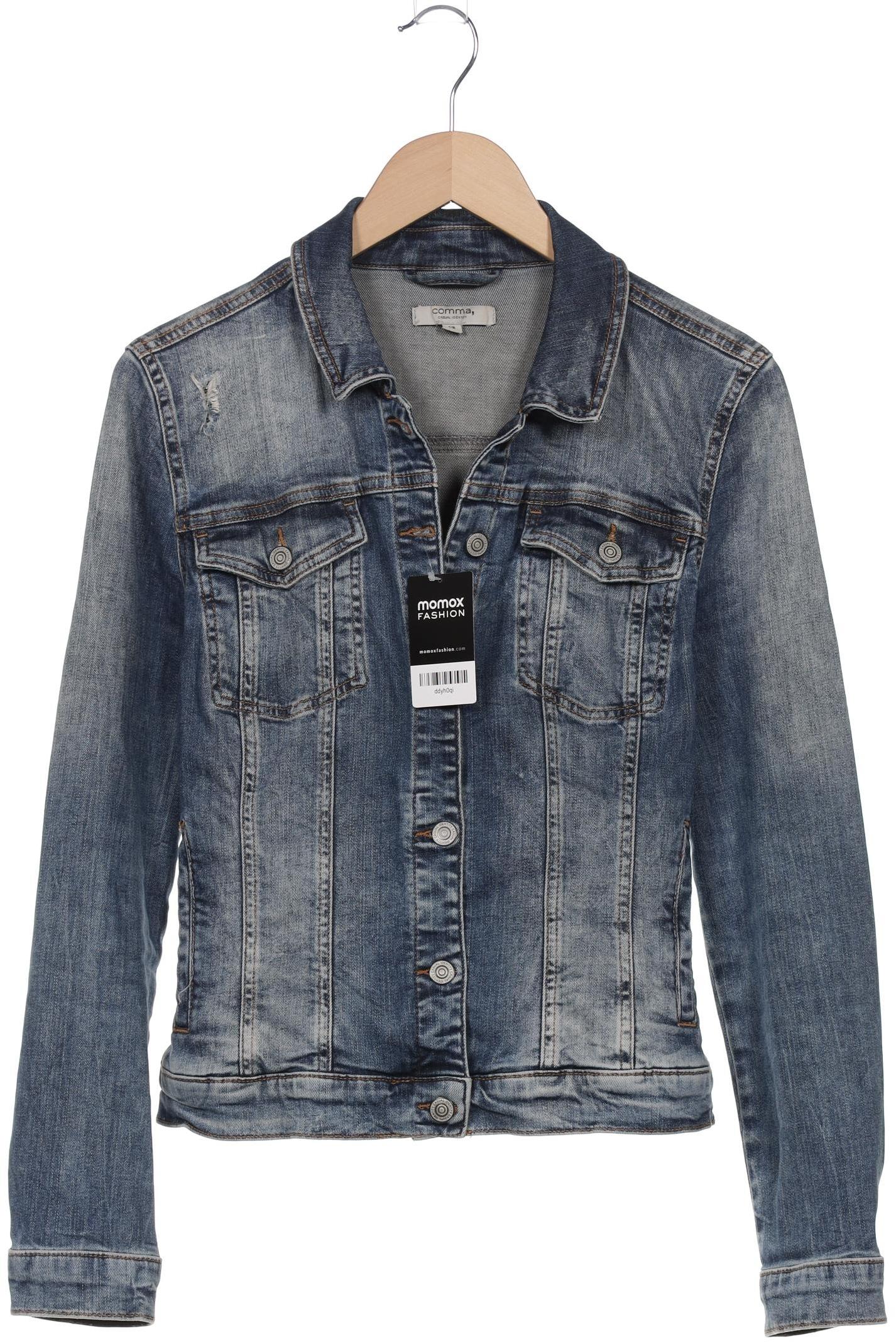 

Comma Damen Jacke, blau, Gr. 42