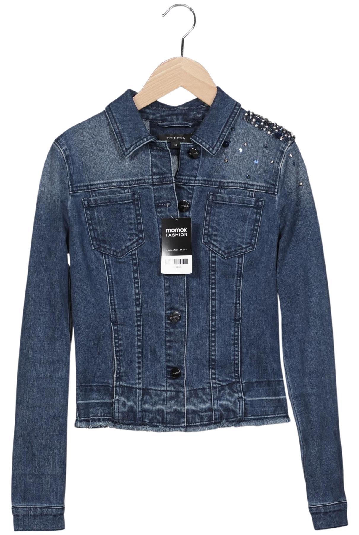 

Comma Damen Jacke, marineblau, Gr. 32