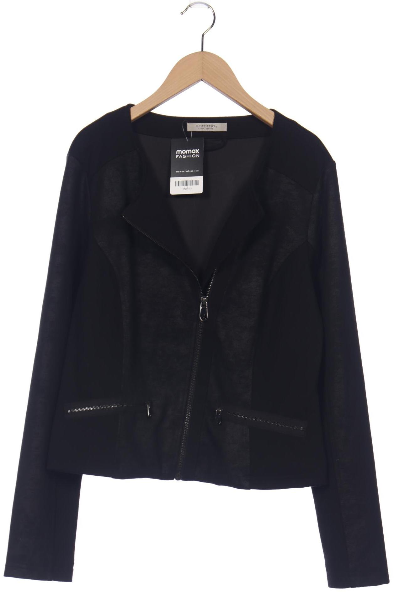 

Comma Damen Jacke, schwarz, Gr. 40