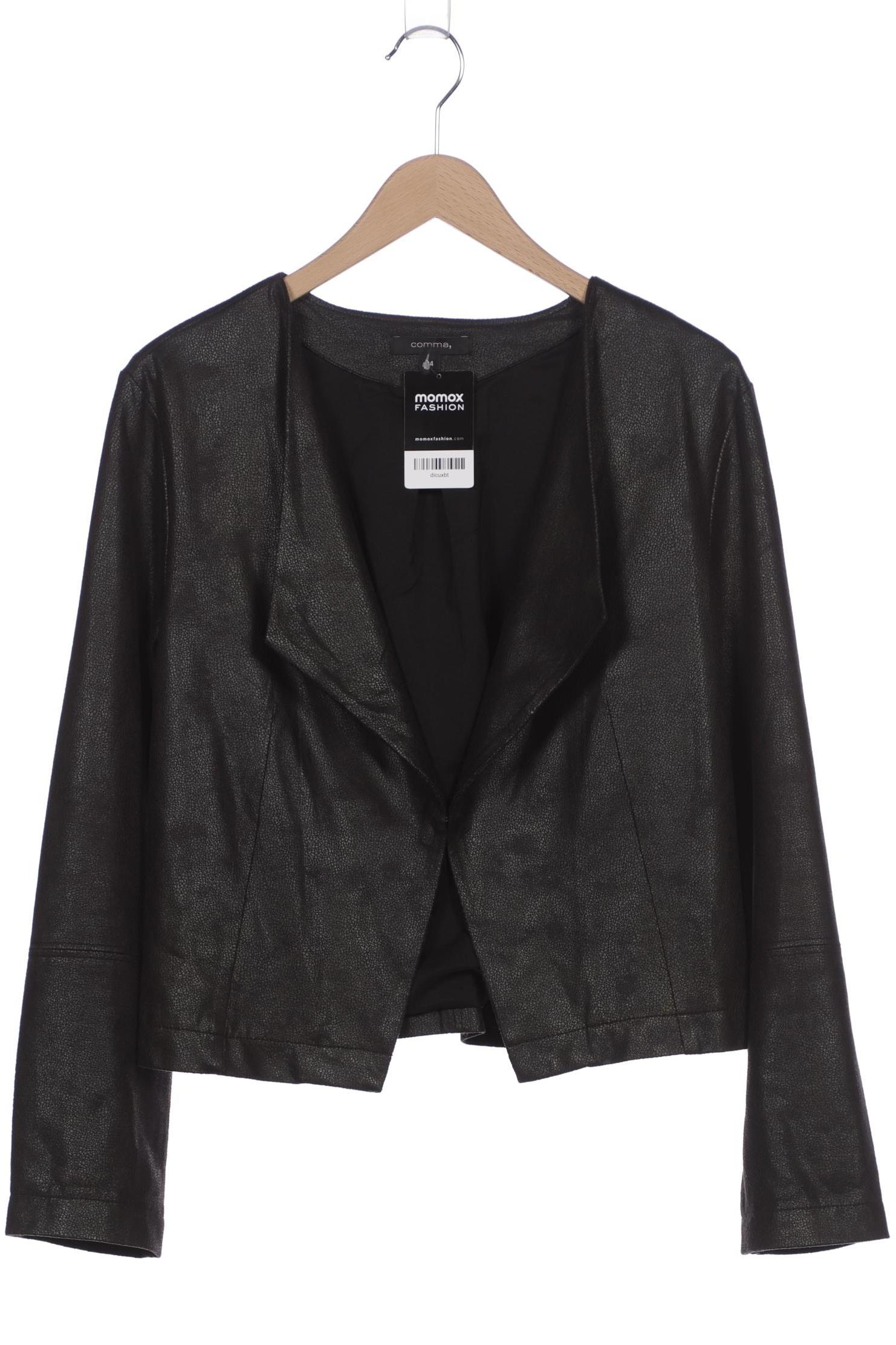 

Comma Damen Jacke, schwarz, Gr. 44