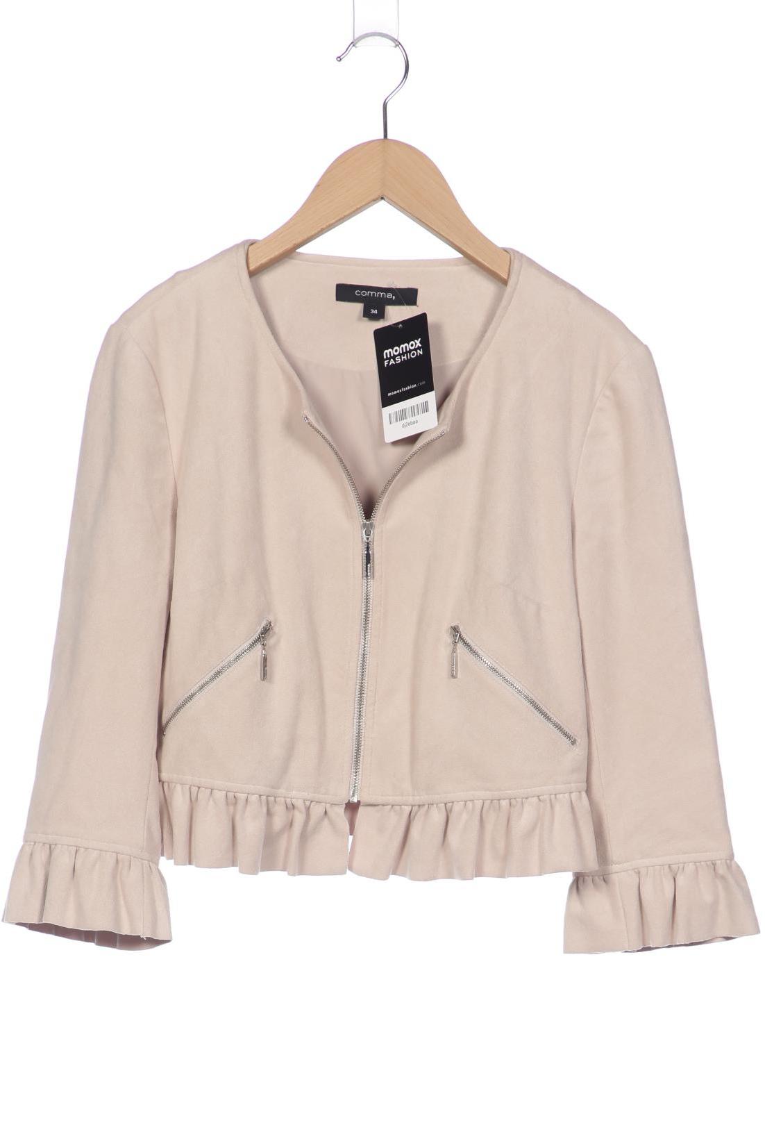 

Comma Damen Jacke, beige, Gr. 34