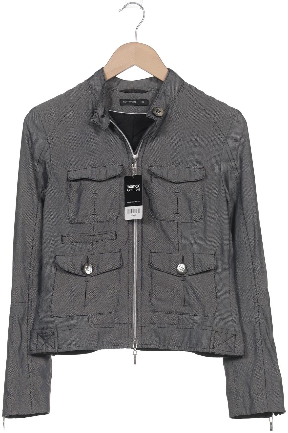 

Comma Damen Jacke, schwarz, Gr. 36