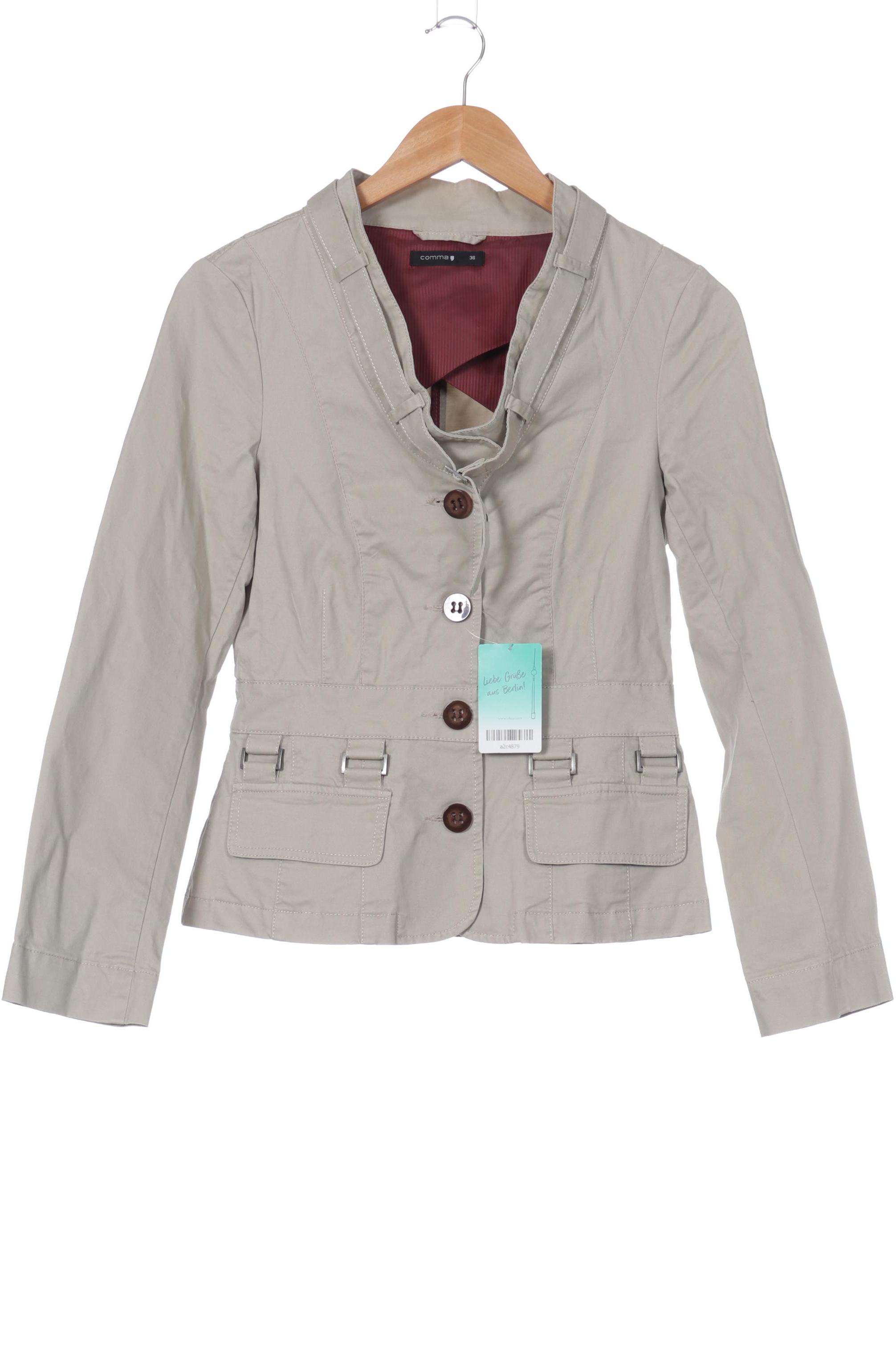 

Comma Damen Jacke, beige, Gr. 36