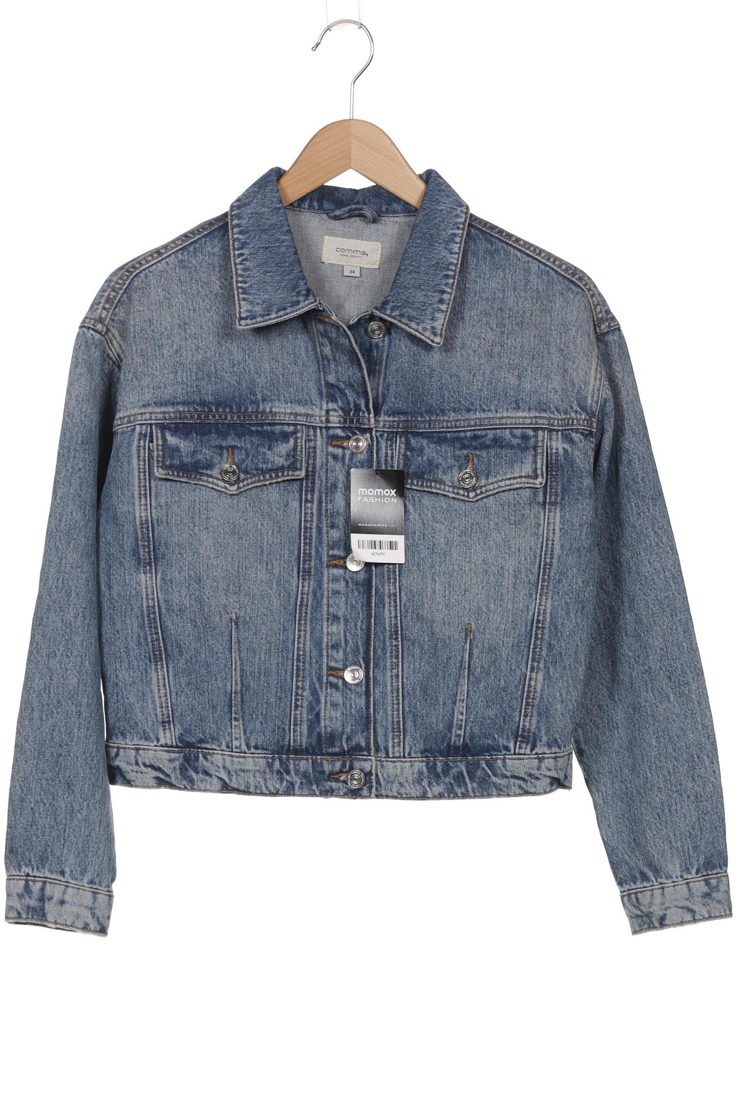

Comma Damen Jacke, blau, Gr. 34