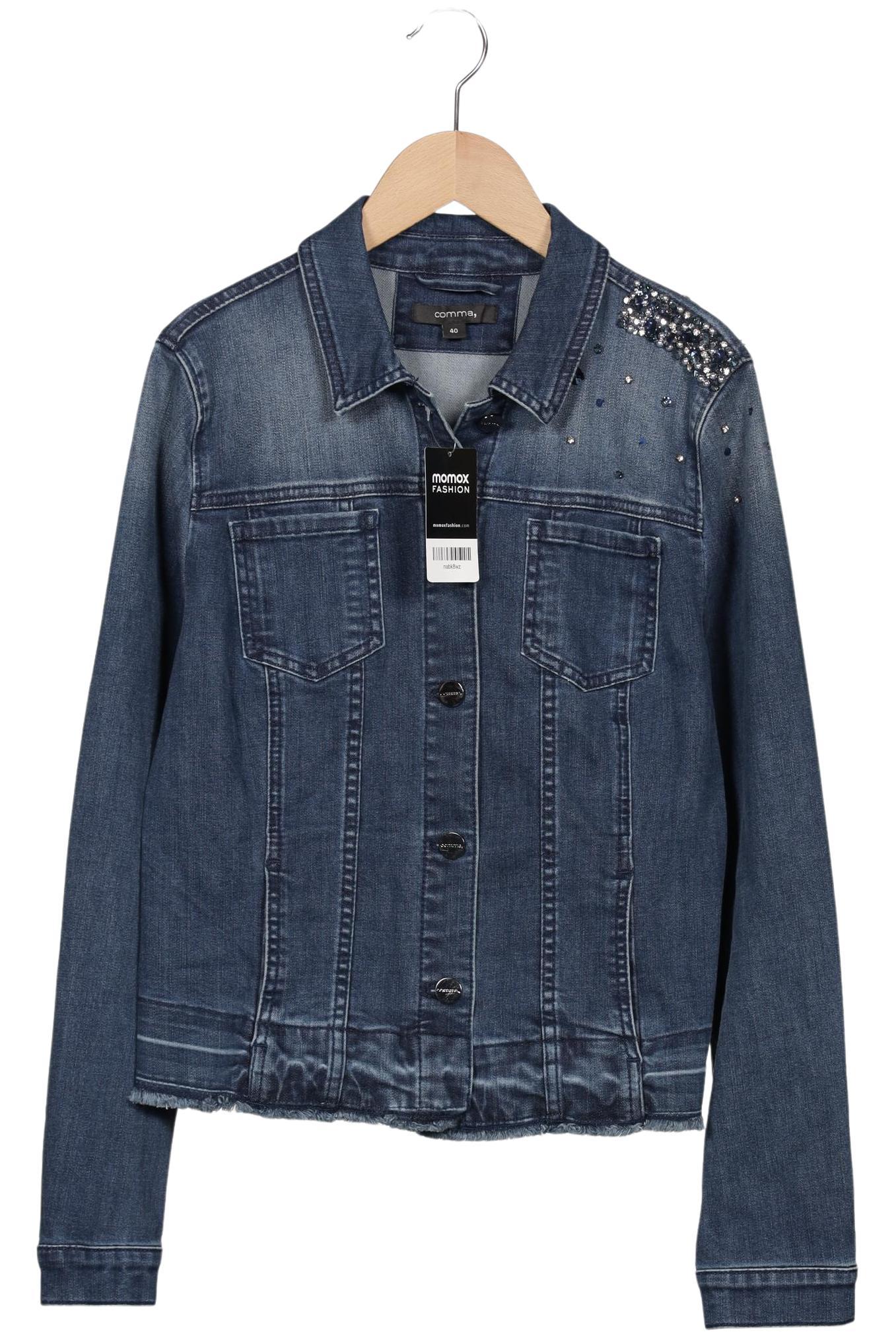 

Comma Damen Jacke, blau, Gr. 40
