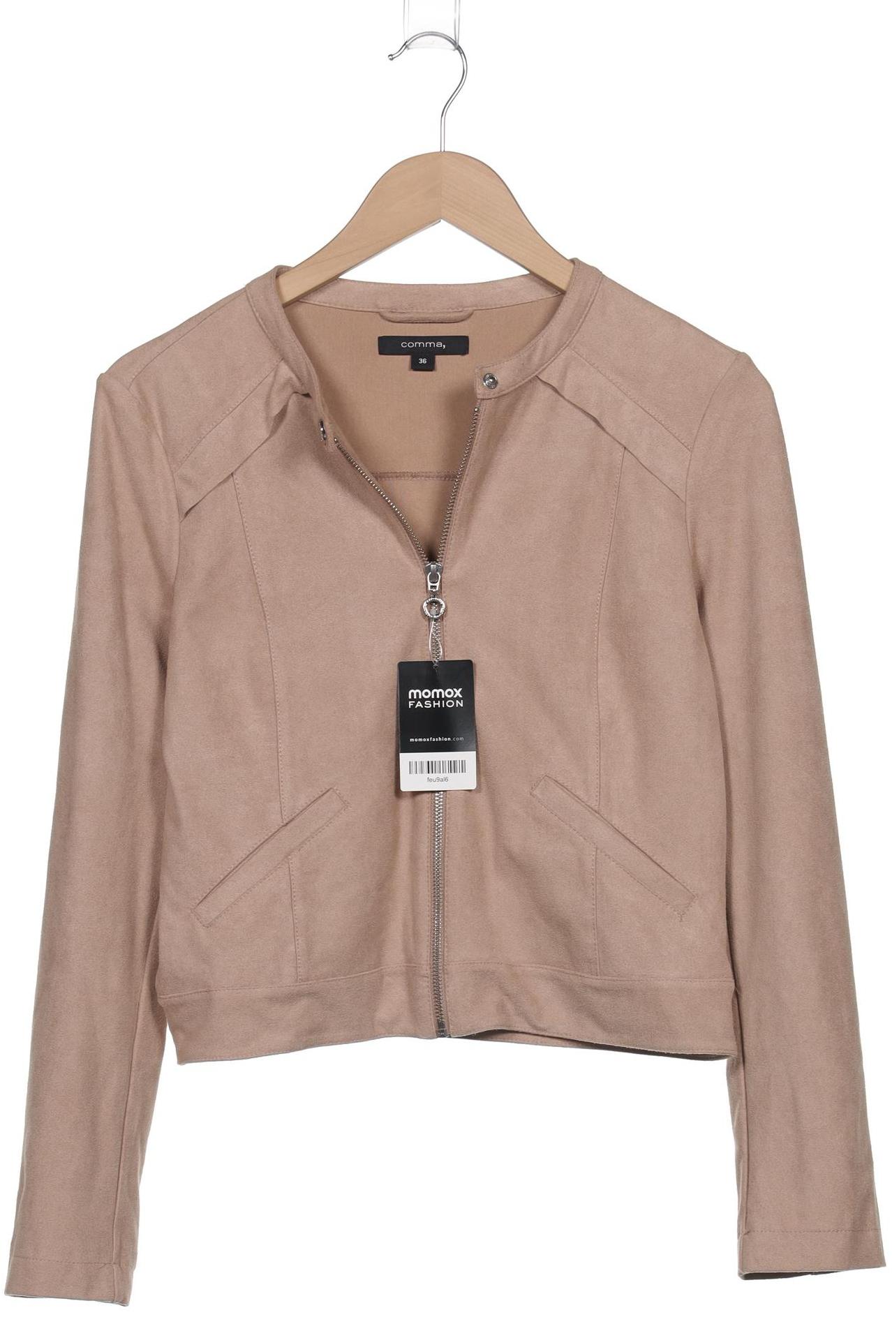 

Comma Damen Jacke, beige, Gr. 36