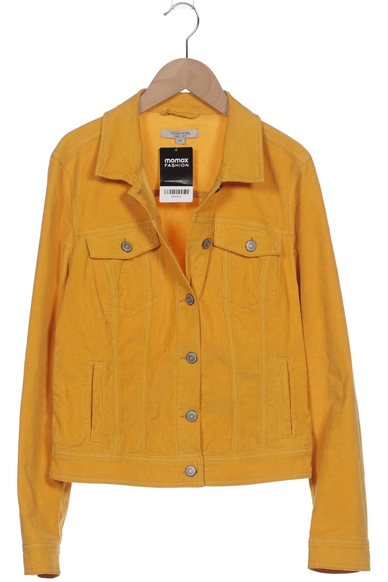 

Comma Damen Jacke, gelb, Gr. 38