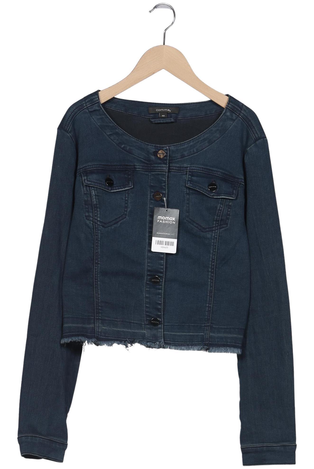 

Comma Damen Jacke, marineblau, Gr. 40