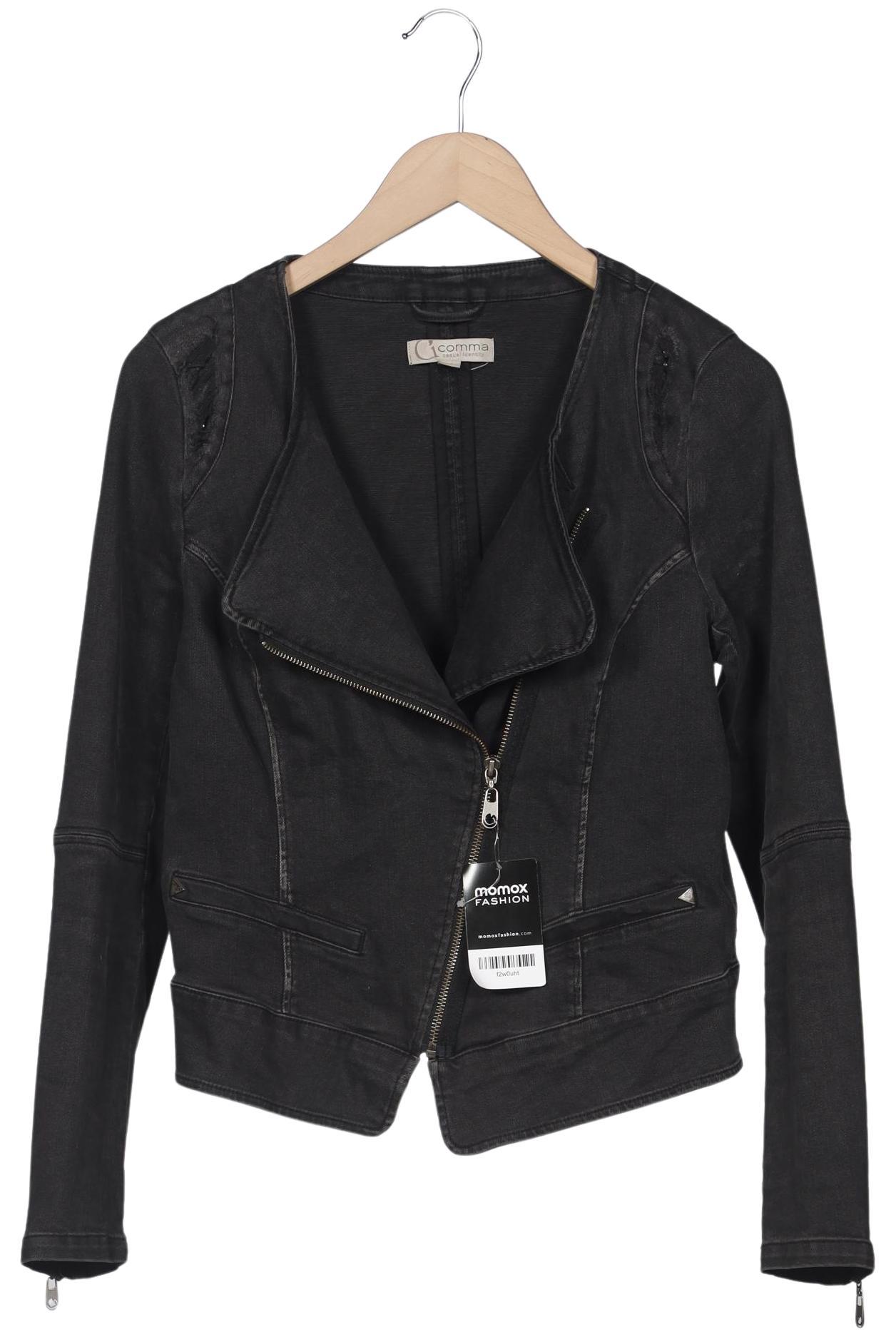 

Comma Damen Jacke, schwarz, Gr. 40