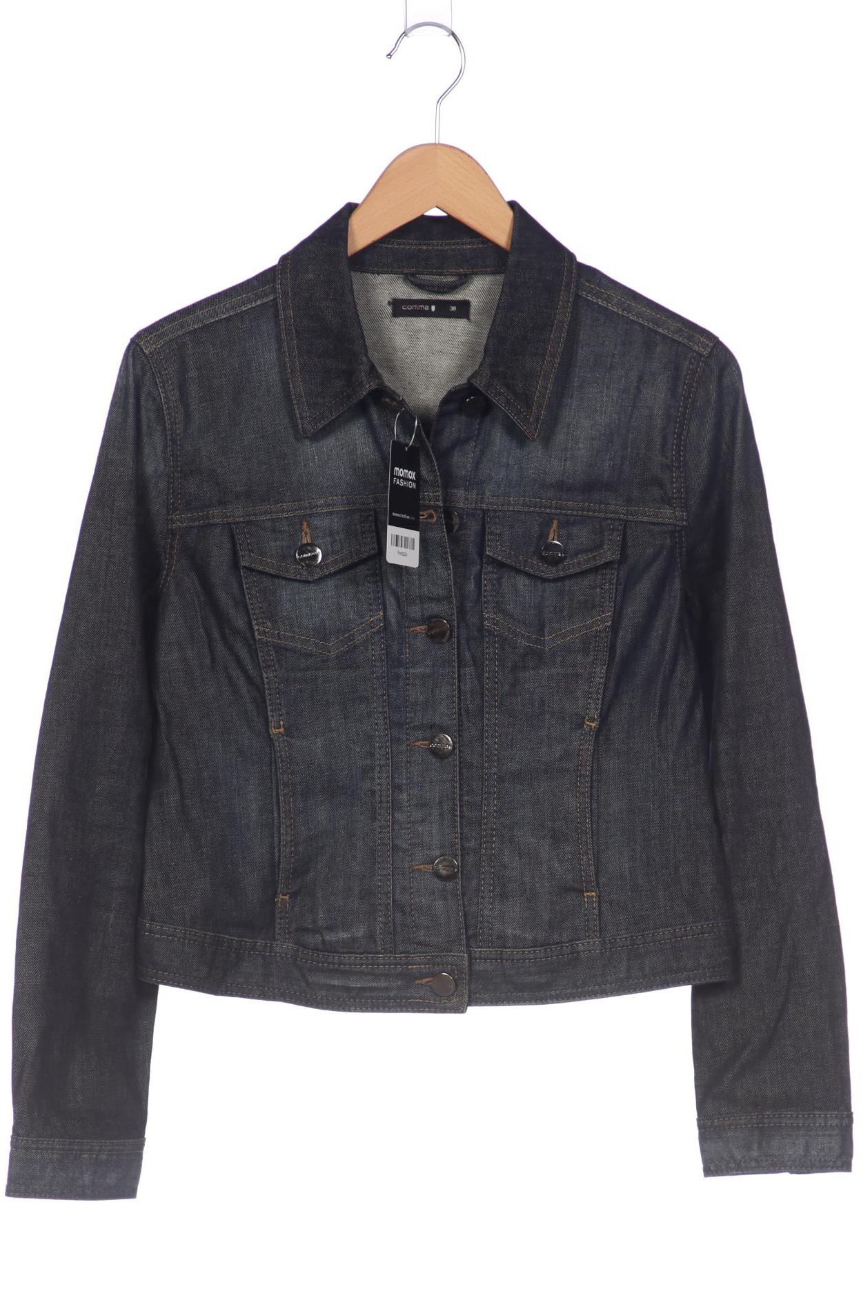 

Comma Damen Jacke, blau, Gr. 38