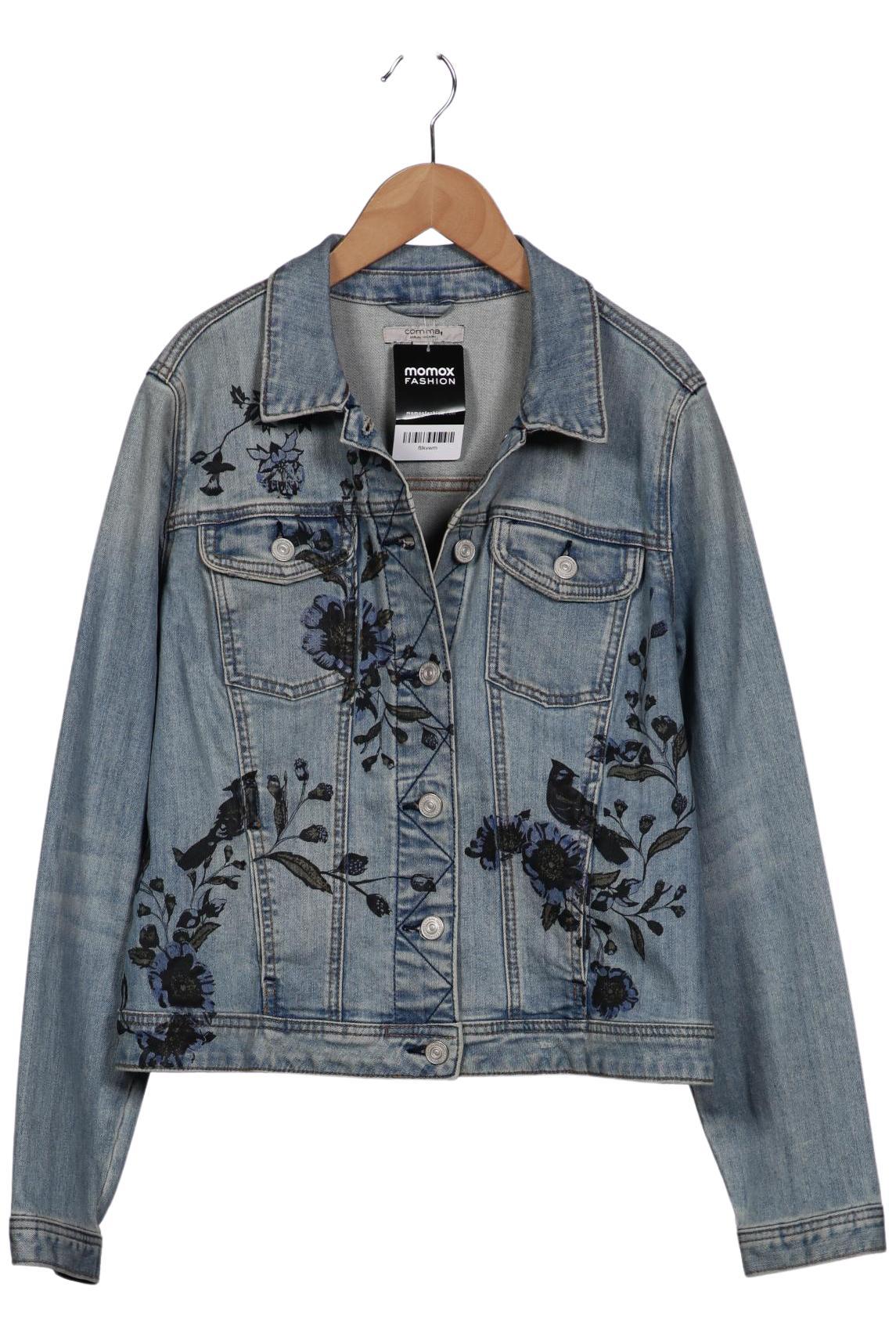 

Comma Damen Jacke, blau, Gr. 42