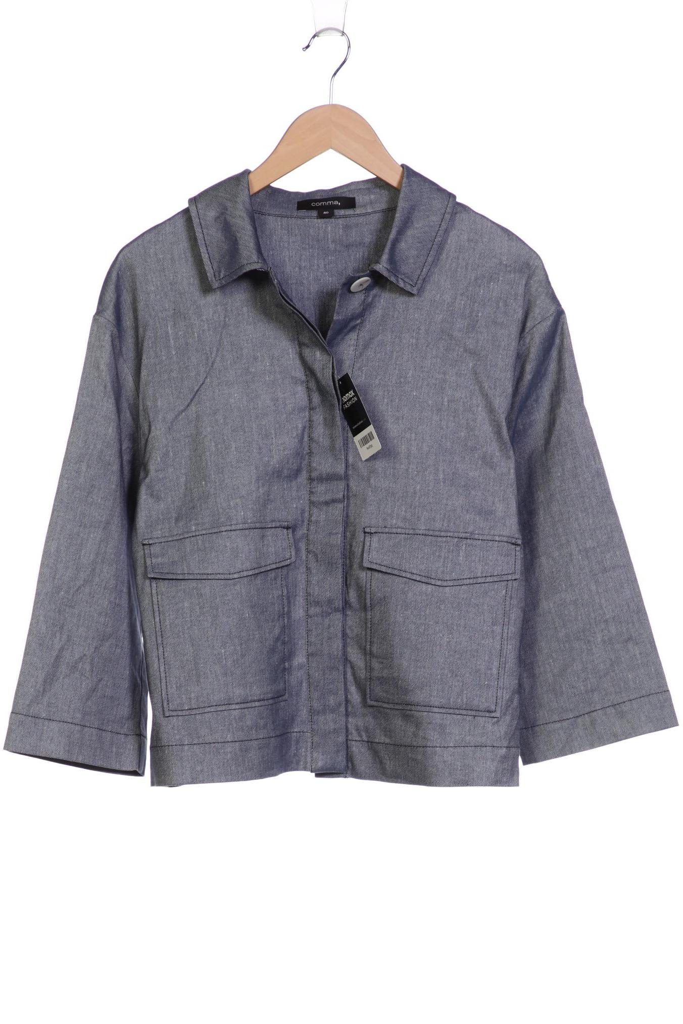 

Comma Damen Jacke, blau, Gr. 40