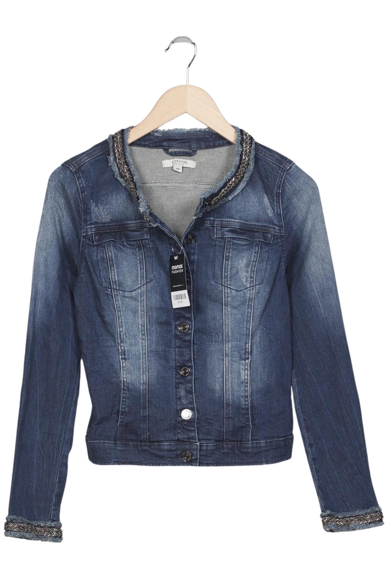 

Comma Damen Jacke, blau, Gr. 34