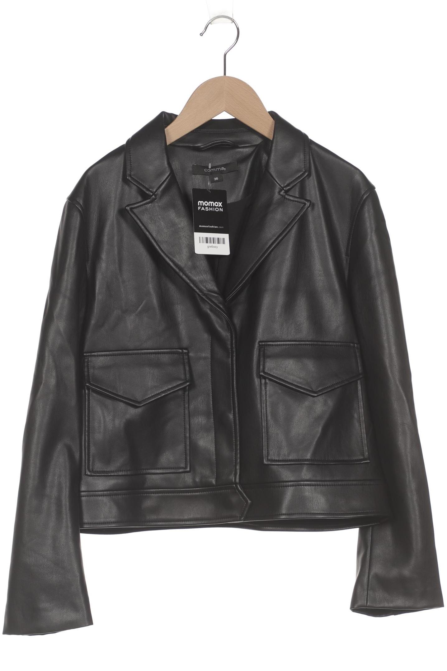 

Comma Damen Jacke, schwarz, Gr. 36
