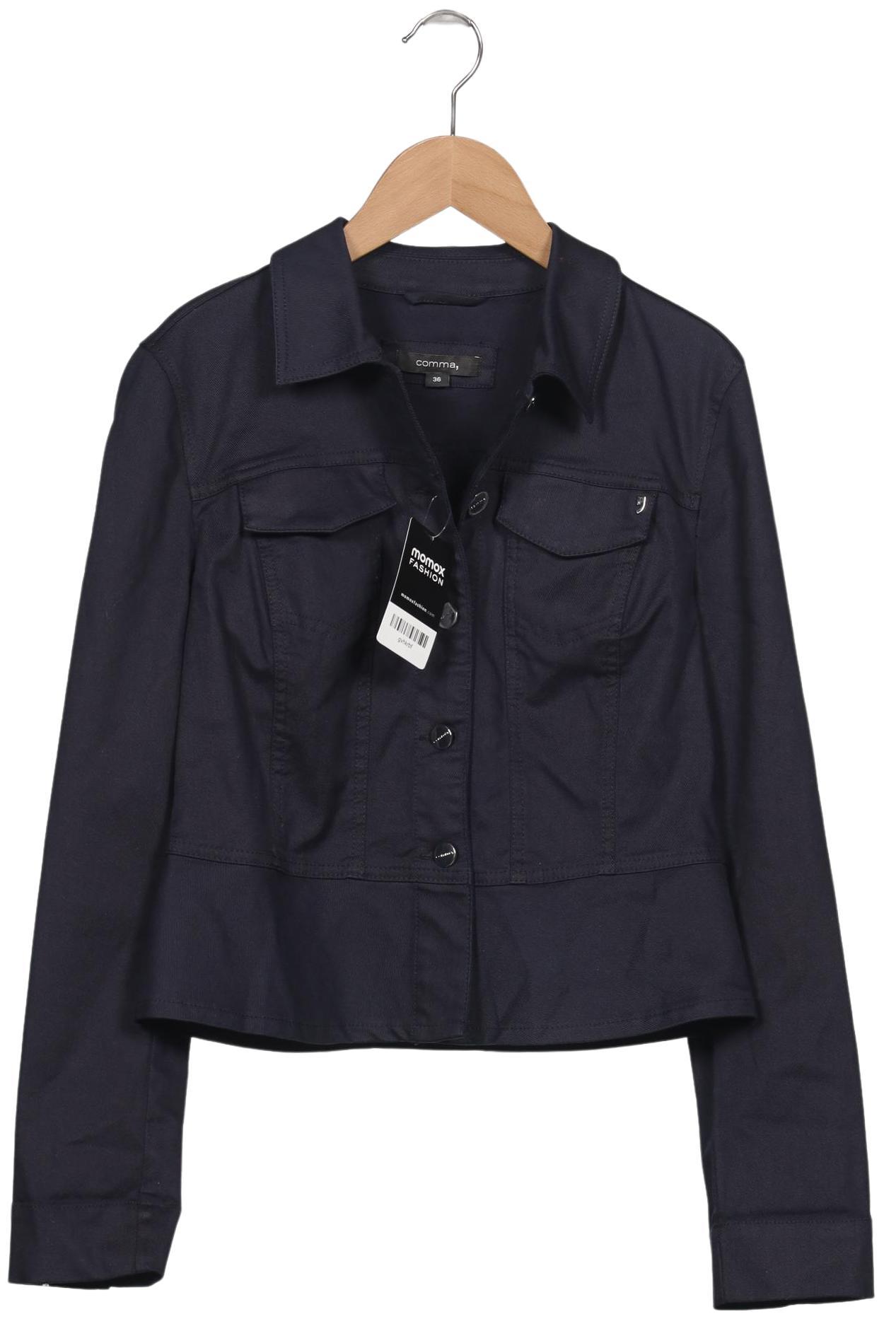 

Comma Damen Jacke, marineblau, Gr. 36