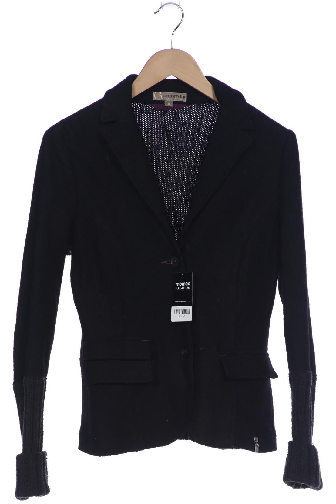 

Comma Damen Jacke, schwarz, Gr. 38