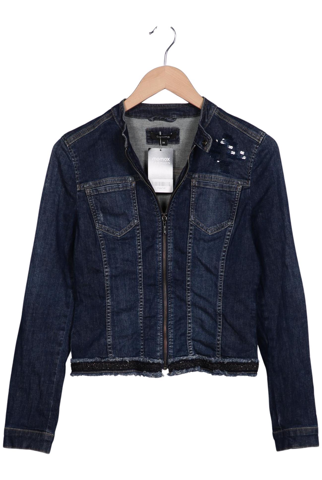 

Comma Damen Jacke, marineblau, Gr. 36