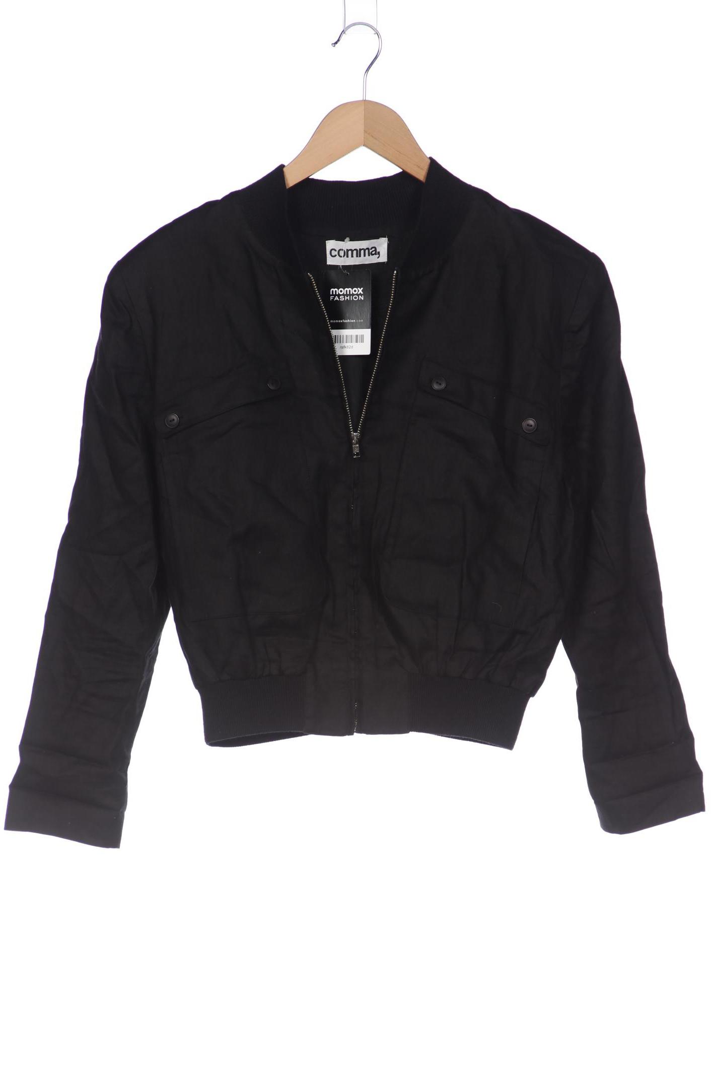 

Comma Damen Jacke, schwarz, Gr. 38
