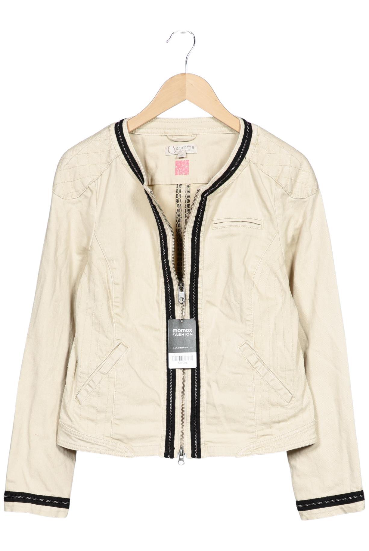 

Comma Damen Jacke, beige, Gr. 40