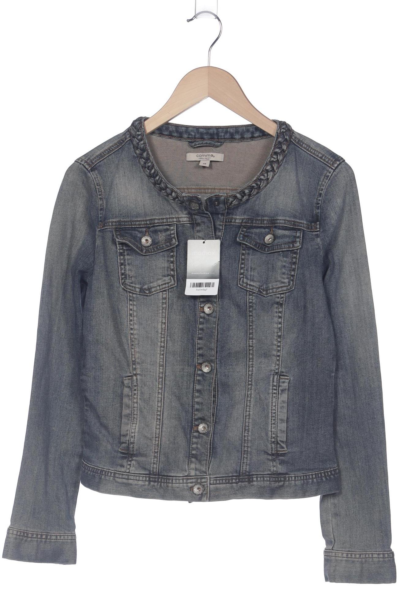 

Comma Damen Jacke, blau, Gr. 38