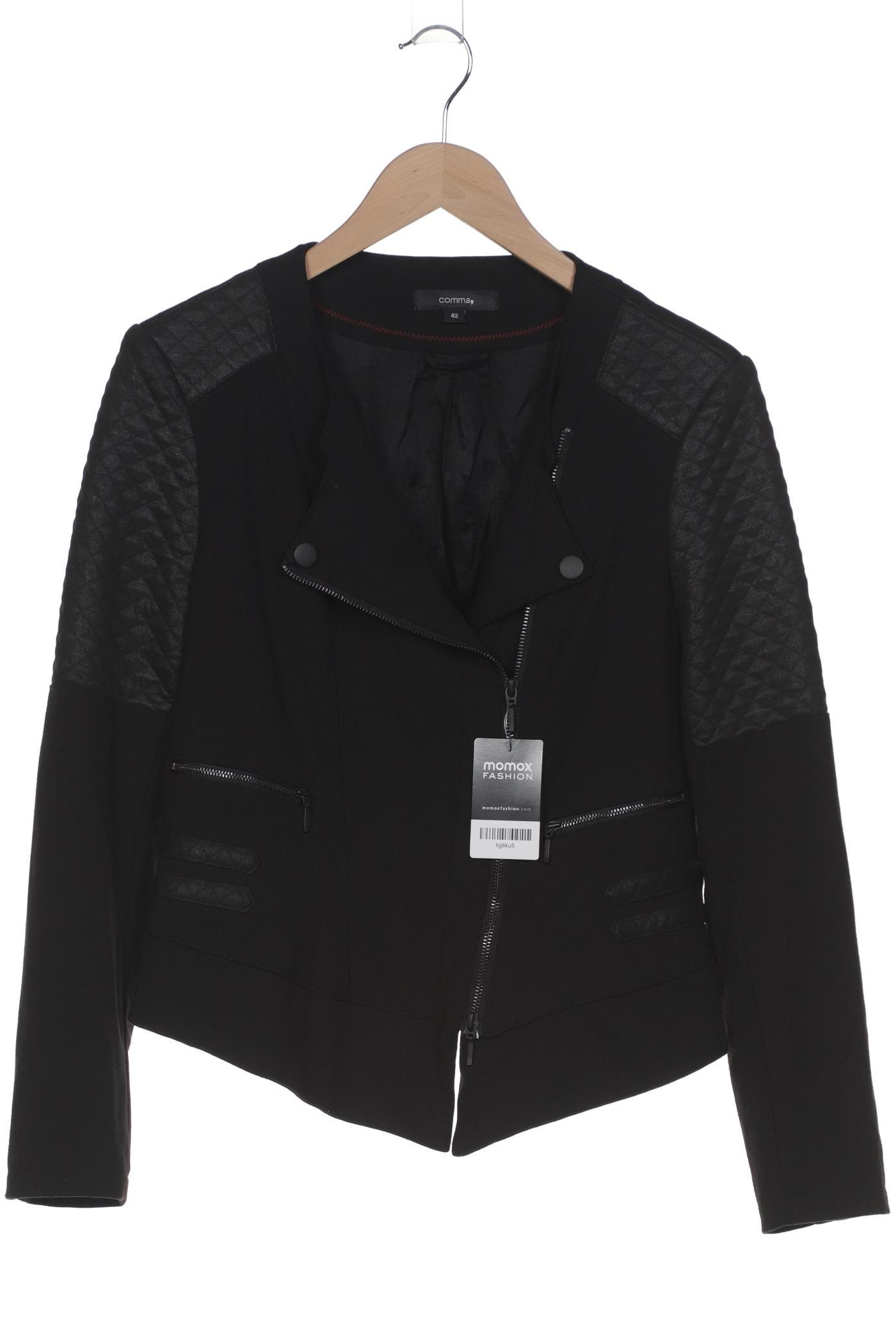 

Comma Damen Jacke, schwarz, Gr. 42