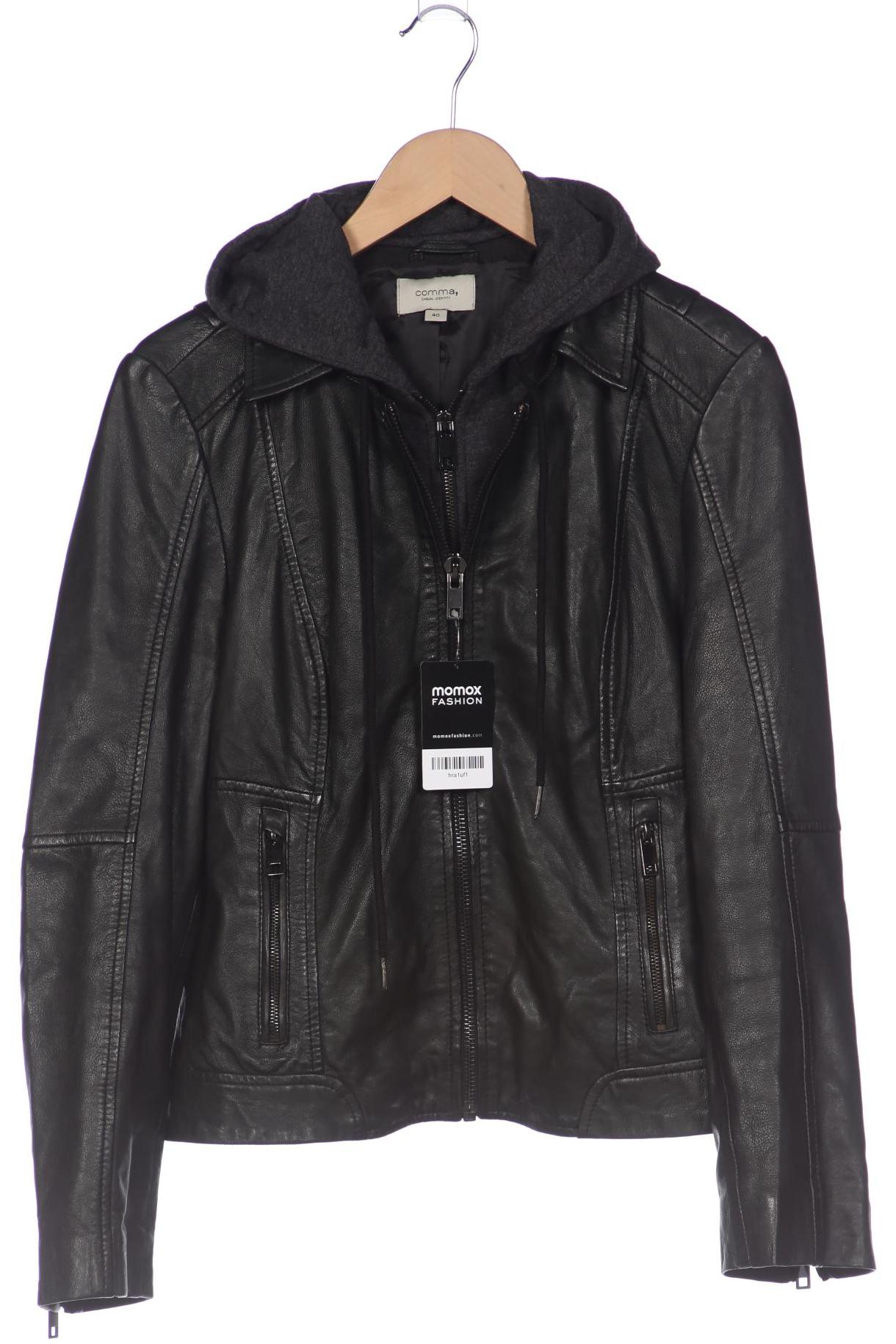 

Comma Damen Jacke, schwarz, Gr. 40