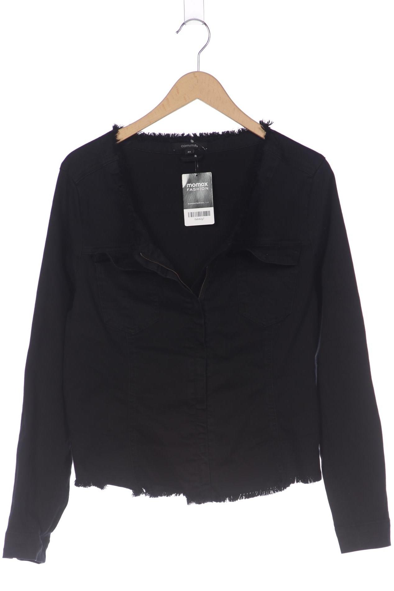 

Comma Damen Jacke, schwarz, Gr. 44