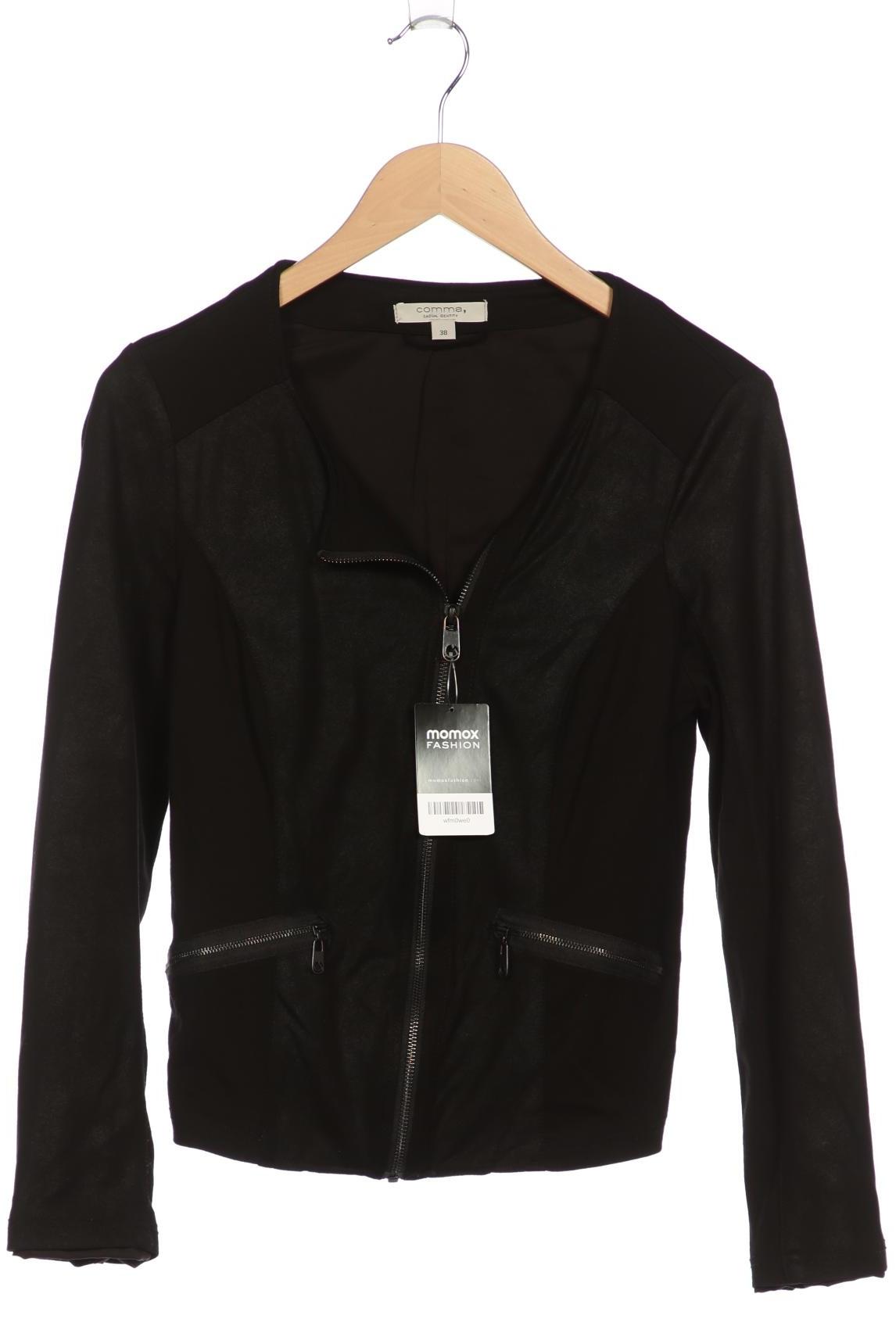 

Comma Damen Jacke, schwarz, Gr. 38